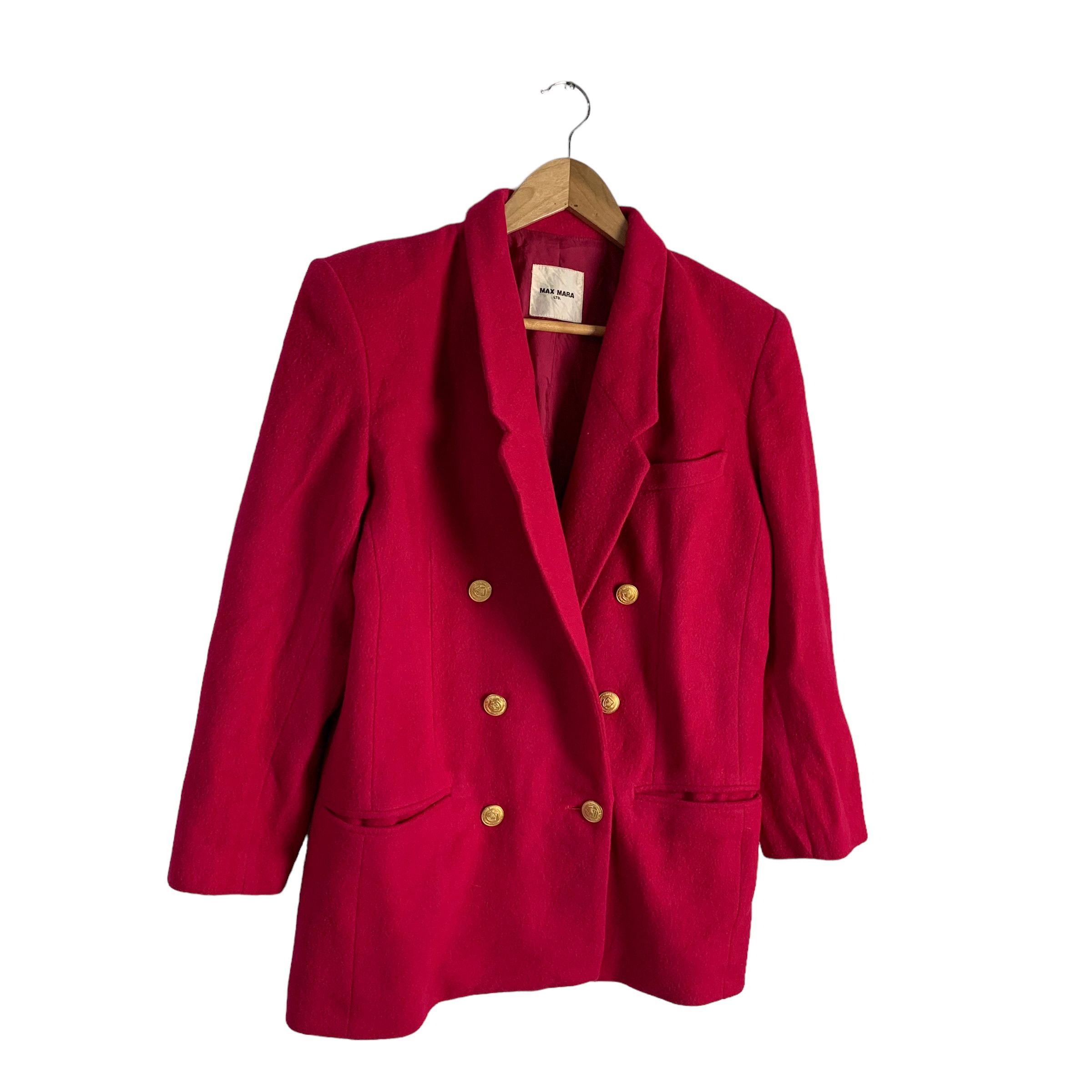 Max Mara Max Mara Double Breast Wool Jacket Size M / US 6-8 / IT 42-44 - 3 Thumbnail