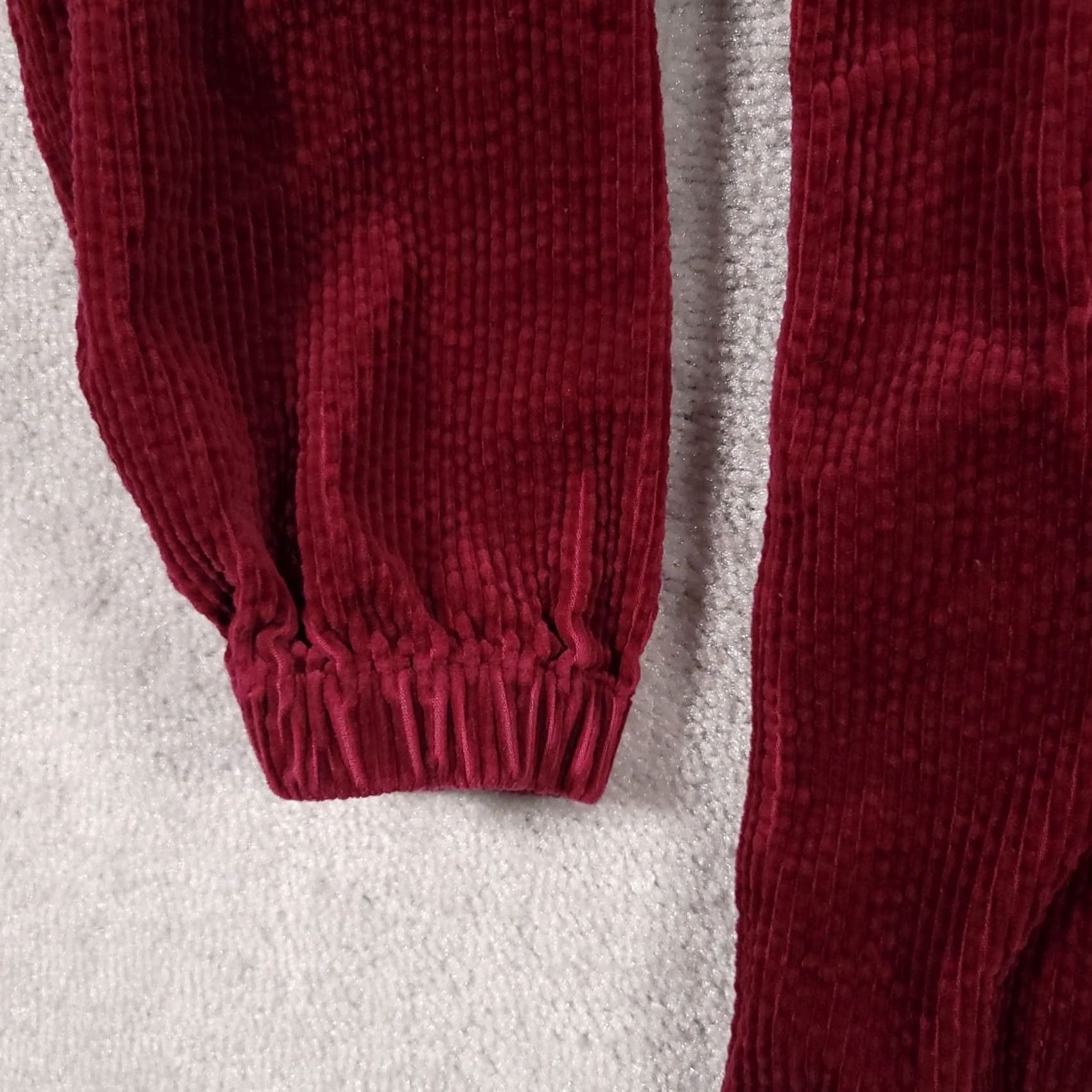 Vintage VINTAGE Christopher & Banks Corduroy Jacket SweatER Women M Christmas Red Embroidered Basic Jacket 90s Womens Size M / US 6-8 / IT 42-44 - 6 Thumbnail