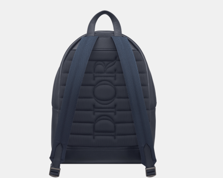 Dior o1w1db10825 Size : OS / 1ESBA1 Zipped Backpack in Navy Blue Size ONE SIZE - 4 Thumbnail