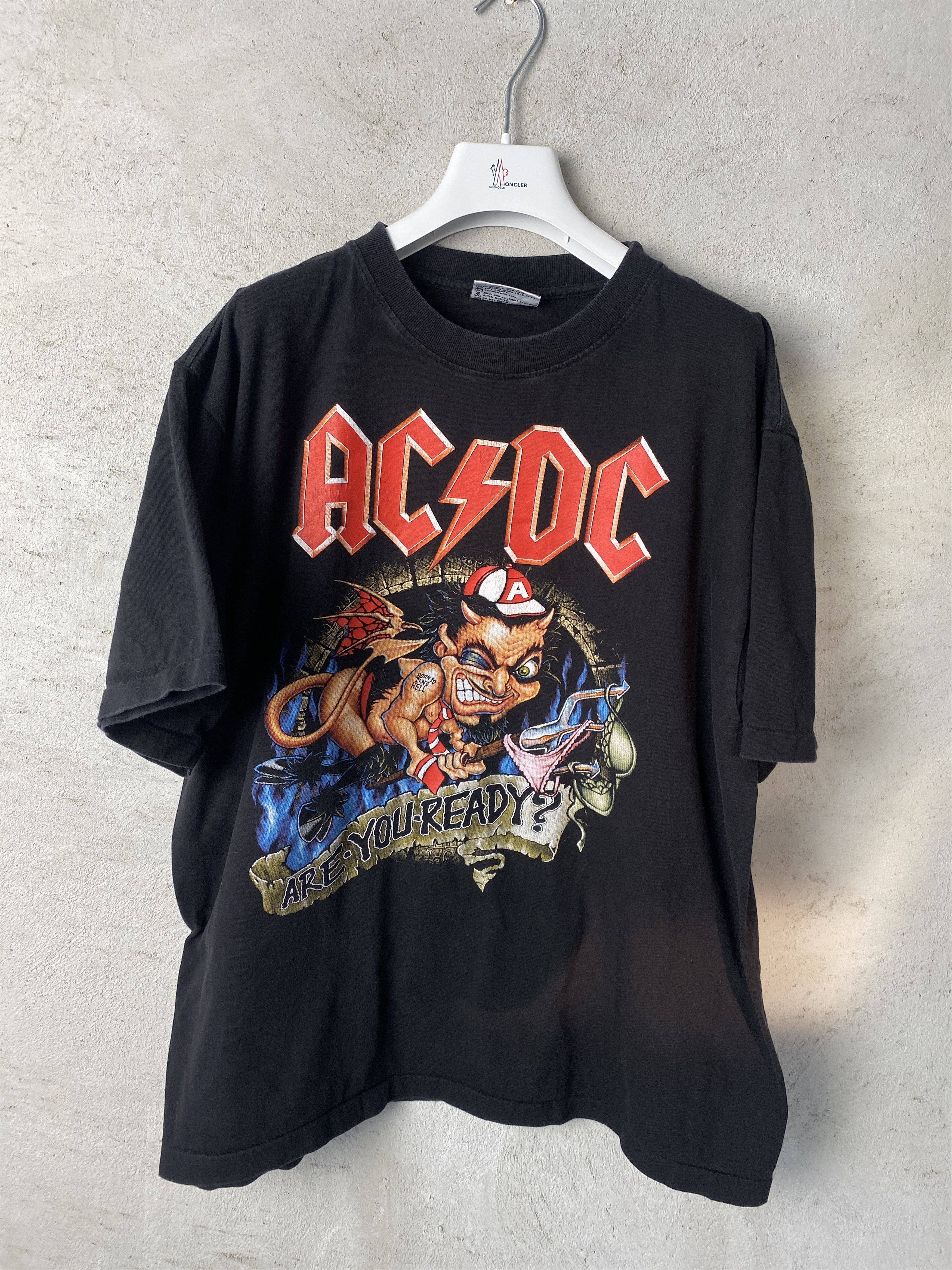 AC/DC ACDC Are You Ready printed t-shirt tee vintage rock band Size US XL / EU 56 / 4 - 1 Thumbnail