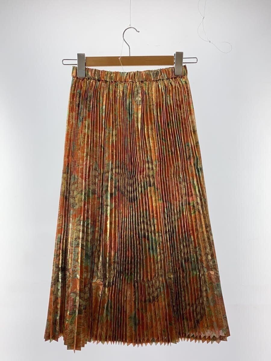 Comme des Garcons × Junya Watanabe Floral Pattern Pleated Skirt Size 24" / US 00 / IT 34 - 2 Thumbnail