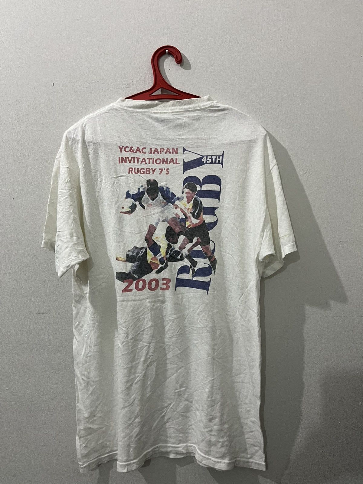 DHL 🔥Y2K YC & AC Japan Invitation Rugby Event tees Size US M / EU 48-50 / 2 - 1 Thumbnail