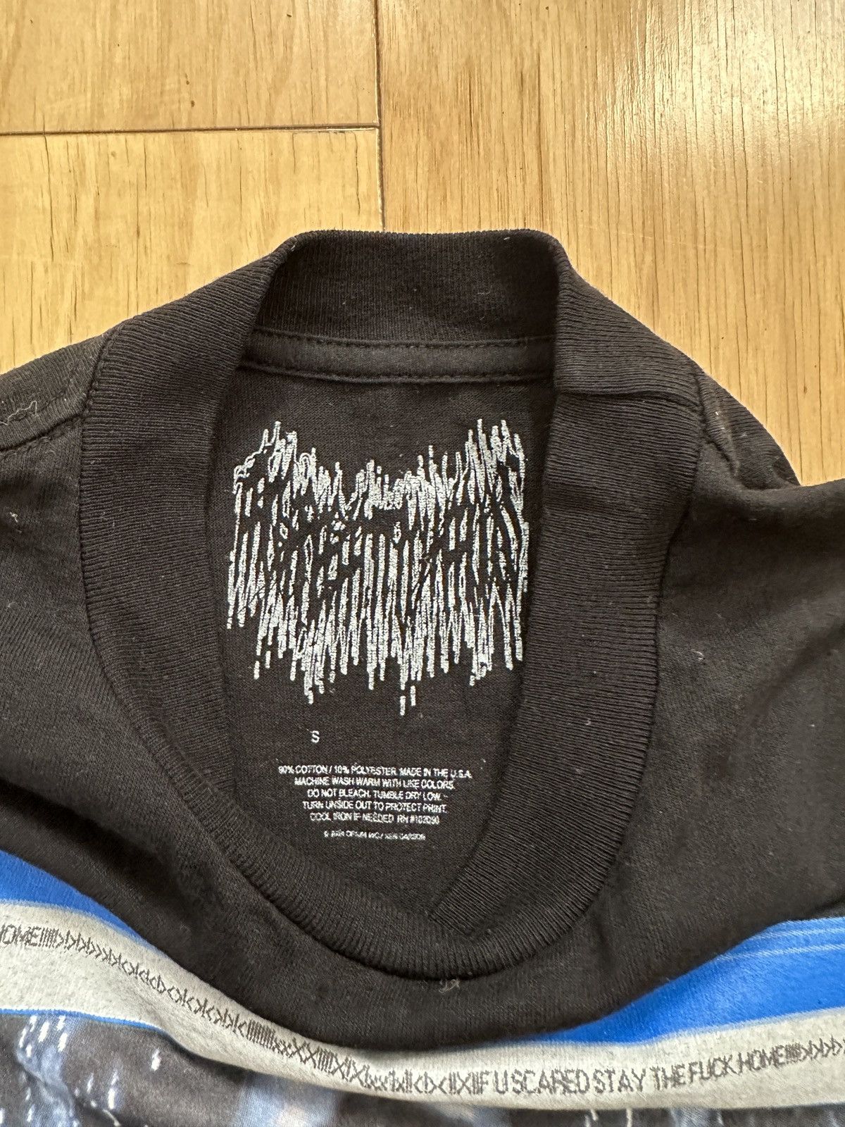 Actual Hate × Ken Carson × Playboi Carti Ken Carson ChaosTour ChaosLive "IFUSCAREDSTAYTFHOME" T-Shirt Size US S / EU 44-46 / 1 - 4 Thumbnail