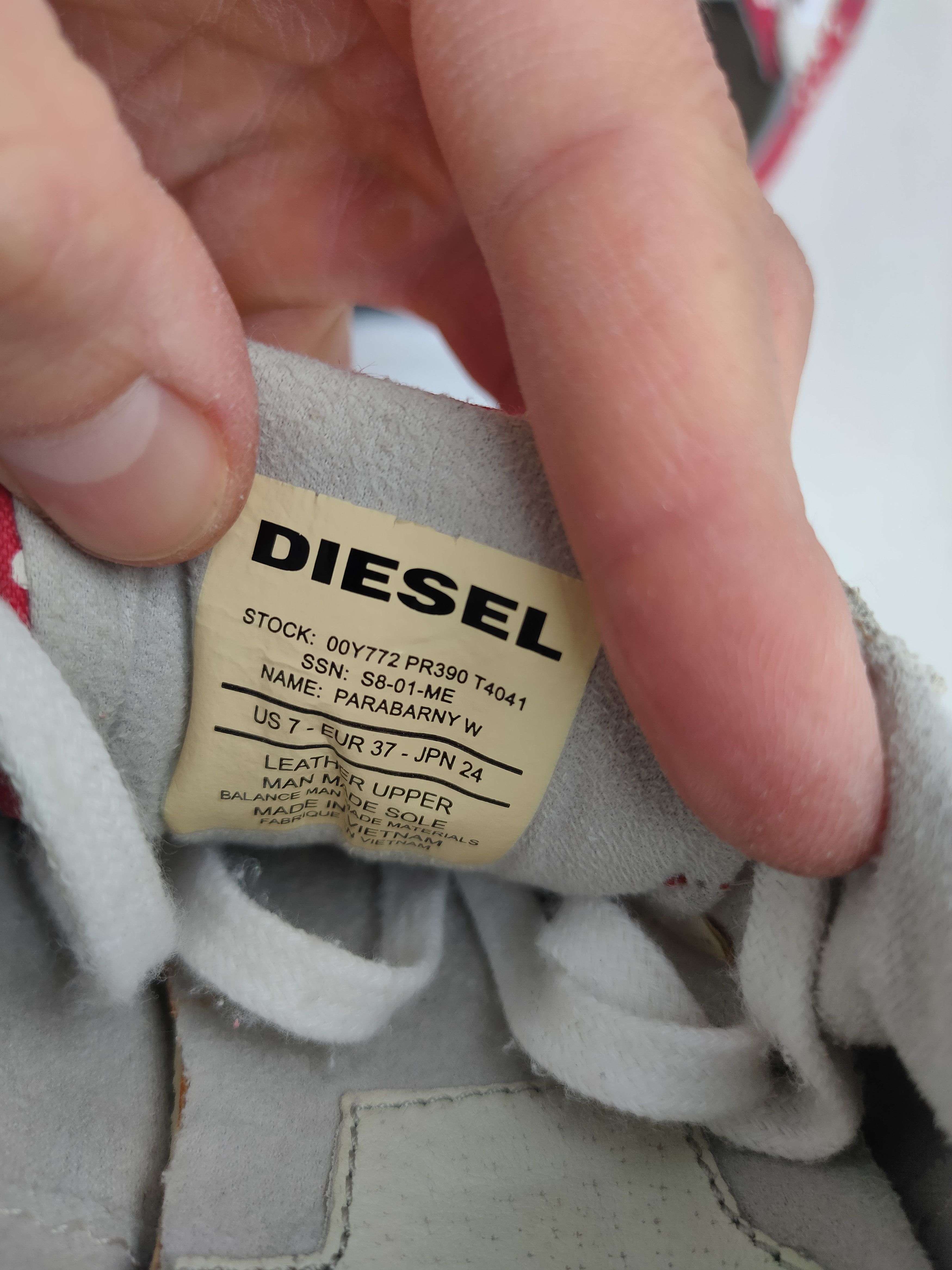 Diesel Vintage Diesel Sneakers 36/37 woman's sneakers diesel Size US 7 / IT 37 - 10 Thumbnail