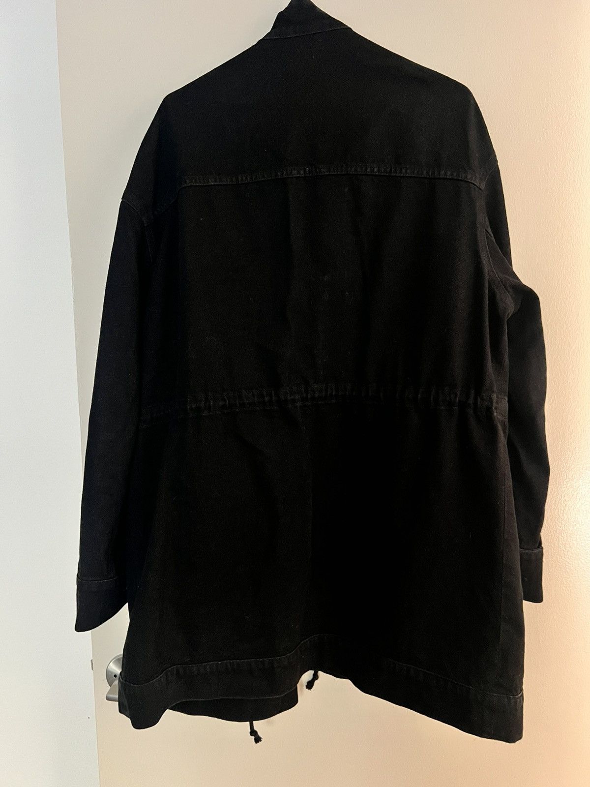 Eckhaus Latta Eckhaus Latta Black Tethered Denim Jacket Size US M / EU 48-50 / 2 - 5 Thumbnail