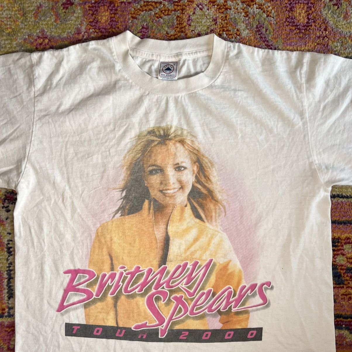 Delta Vintage Britney Spears Oops Tour 2000 T Shirt Y2K Size M Size M / US 6-8 / IT 42-44 - 2 Thumbnail