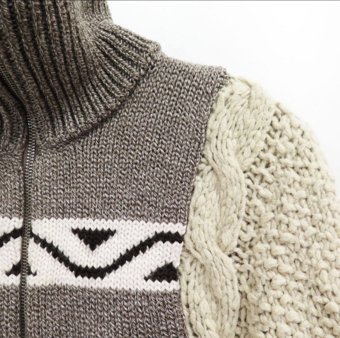 Maison Margiela MAISON MARTIN MARGIELA 10 SWITCHING FISHERMAN KNIT SWEATER Size US M / EU 48-50 / 2 - 4 Thumbnail