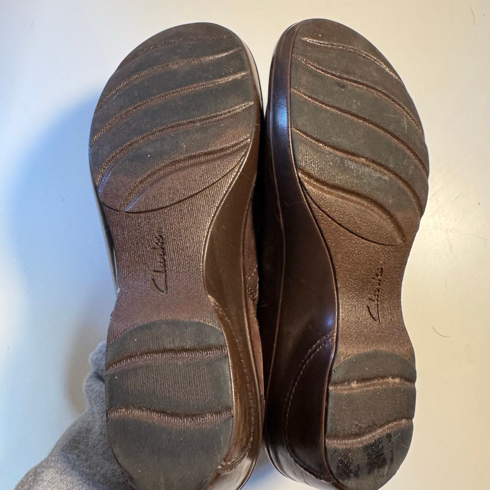 Clarks Clarks Marion Helen Cut-out Detail Wedge Clog Shoes Sz 6W Size US 6 / IT 36 - 7 Thumbnail