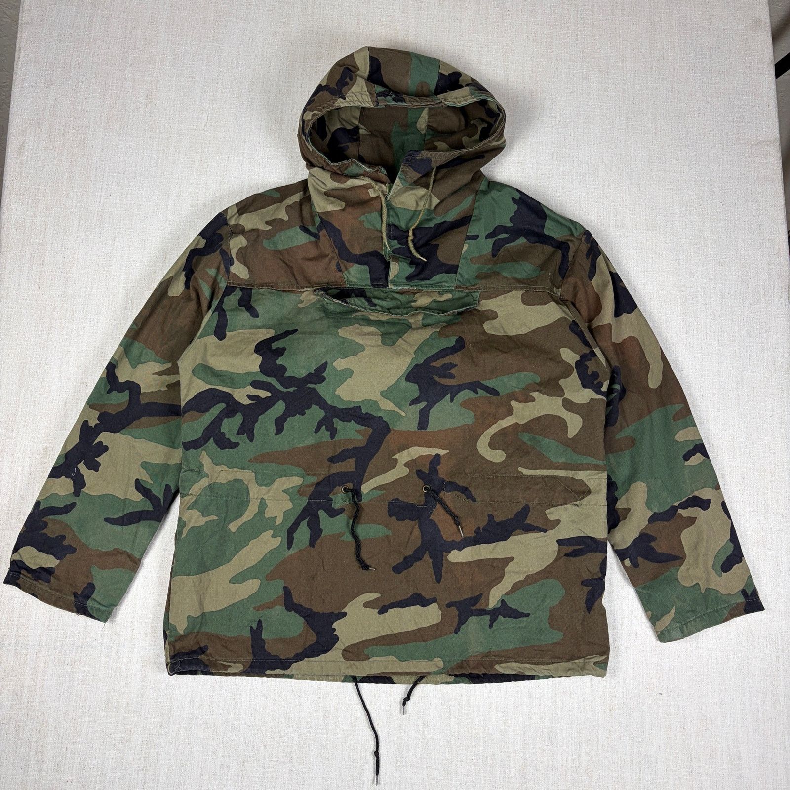 Other Vintage Military Pullover Parka Army Camo Medium Jacket Size US M / EU 48-50 / 2 - 2 Thumbnail