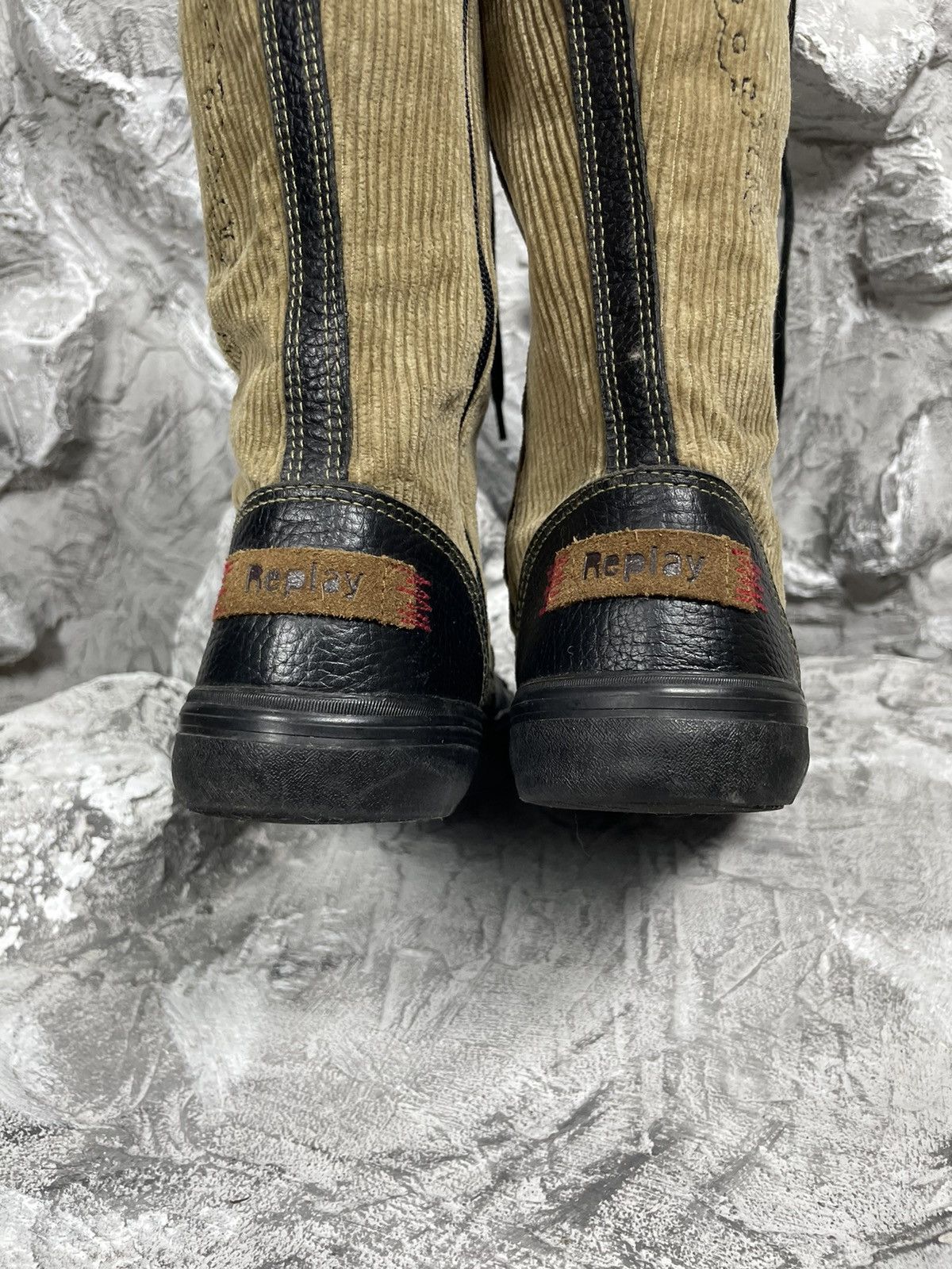 Hysteric Glamour × Japanese Brand 2000s Vintage Grunge Y2K High Dragon Logo Zip Shoes Size US 8 / IT 38 - 10 Thumbnail