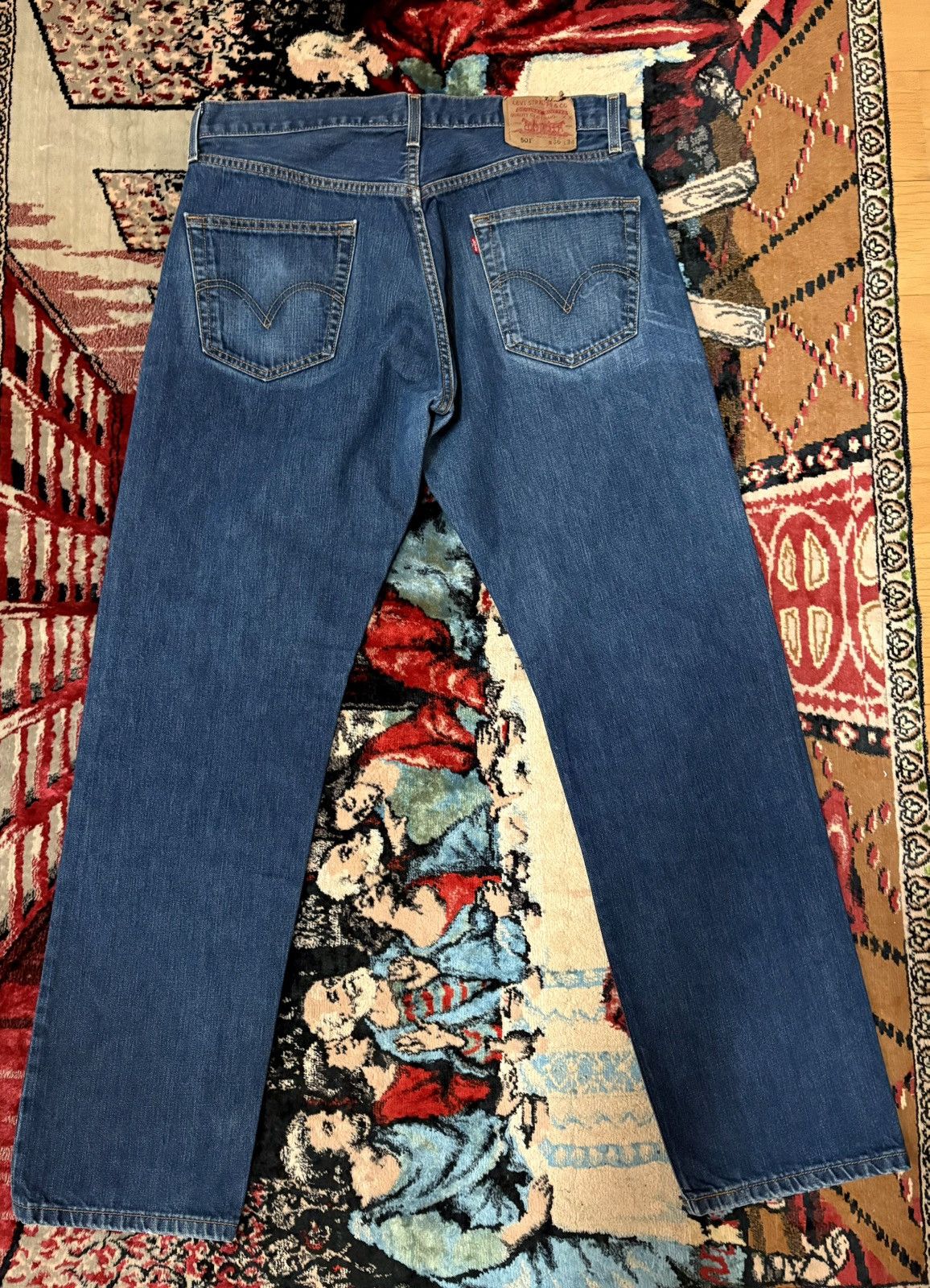 Levi's × Levi's Vintage Clothing × Vintage Levi’s vintage late 90s deep blue 501 denim jeans 36 Size US 36 / EU 52 - 1 Thumbnail