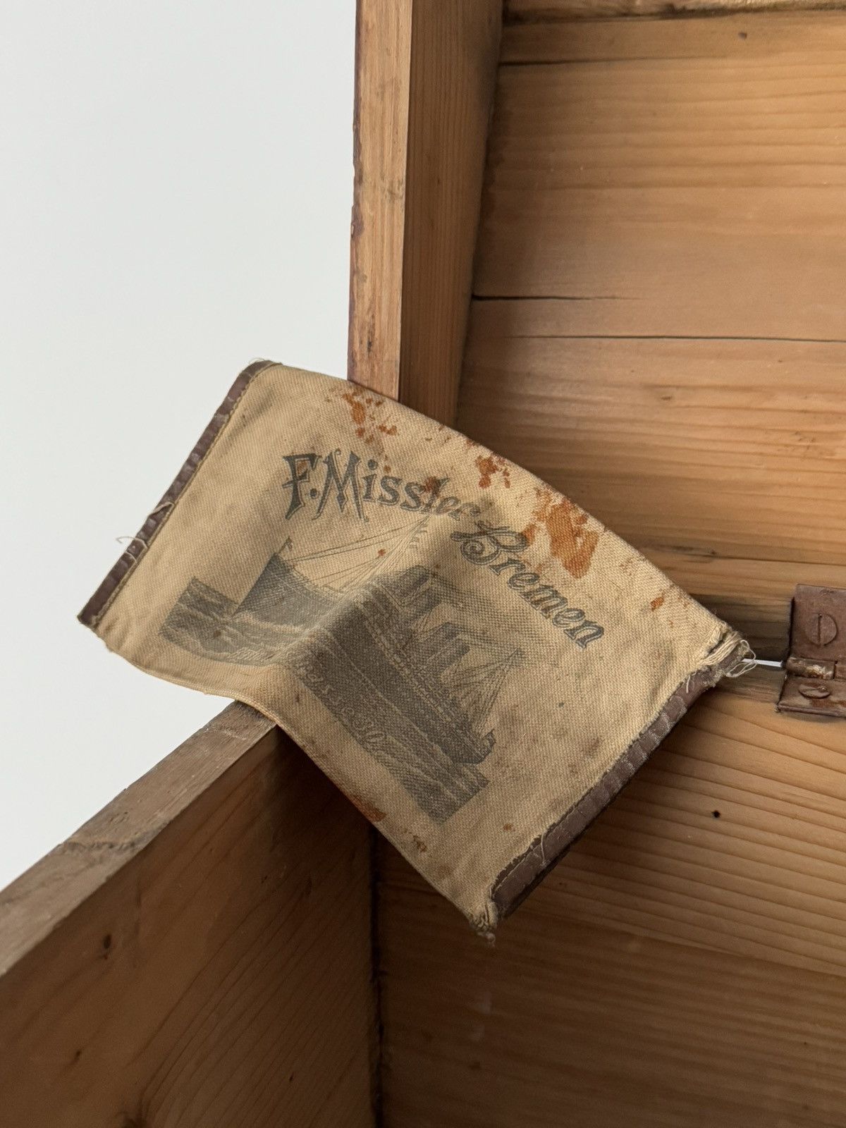 Other Antique ≈1900s F. Missler Bremen Canvas Boat Ticket Pouch Size ONE SIZE - 1 Thumbnail