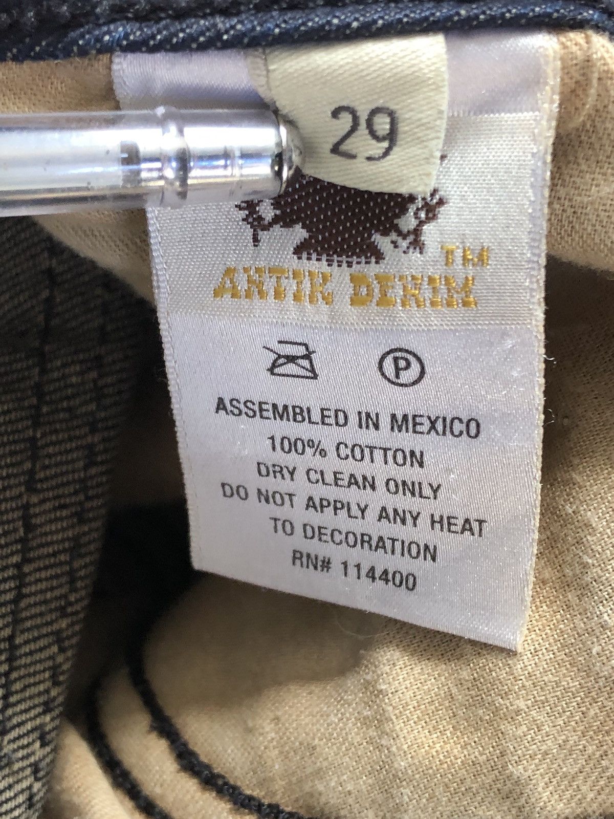 Antik Denim ANTIK Stud Denim/Leather With Lanyard Size US 32 / EU 48 - 16 Thumbnail
