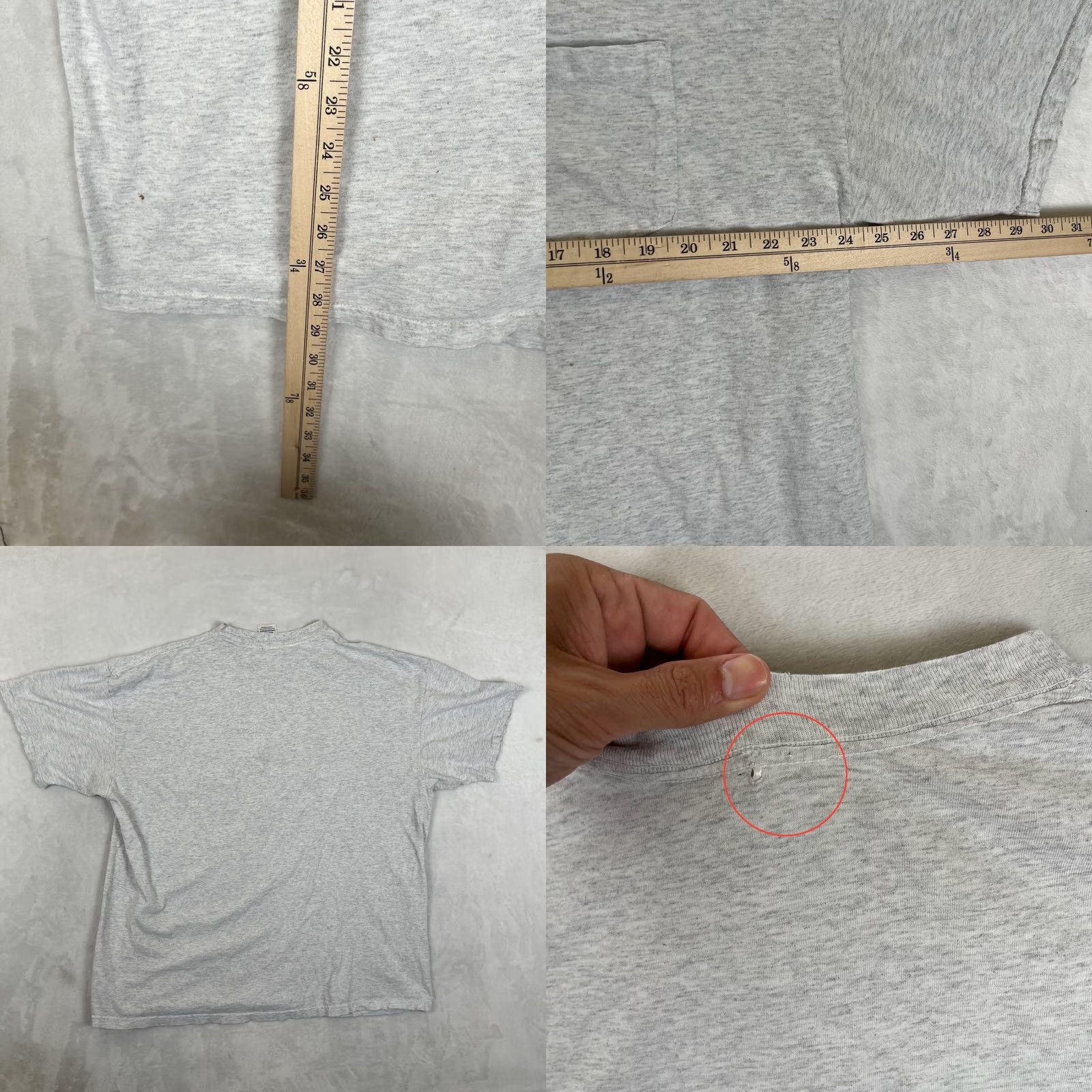 Dickies VINTAGE Dickies T-Shirt Pocket 2XL Men Gray Cotton Short Sleeve Crew Neck 90s Grunge Work Wear Size US XXL / EU 58 / 5 - 9 Thumbnail