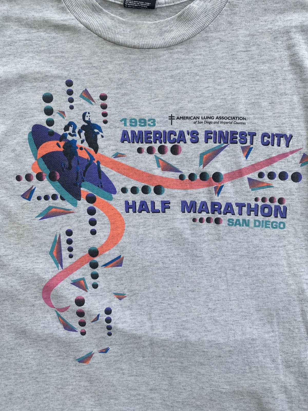 Fruit Of The Loom × Vintage VINTAGE NIKE AMERICA LUNG ASSOCIATION TEE Size US L / EU 52-54 / 3 - 3 Thumbnail