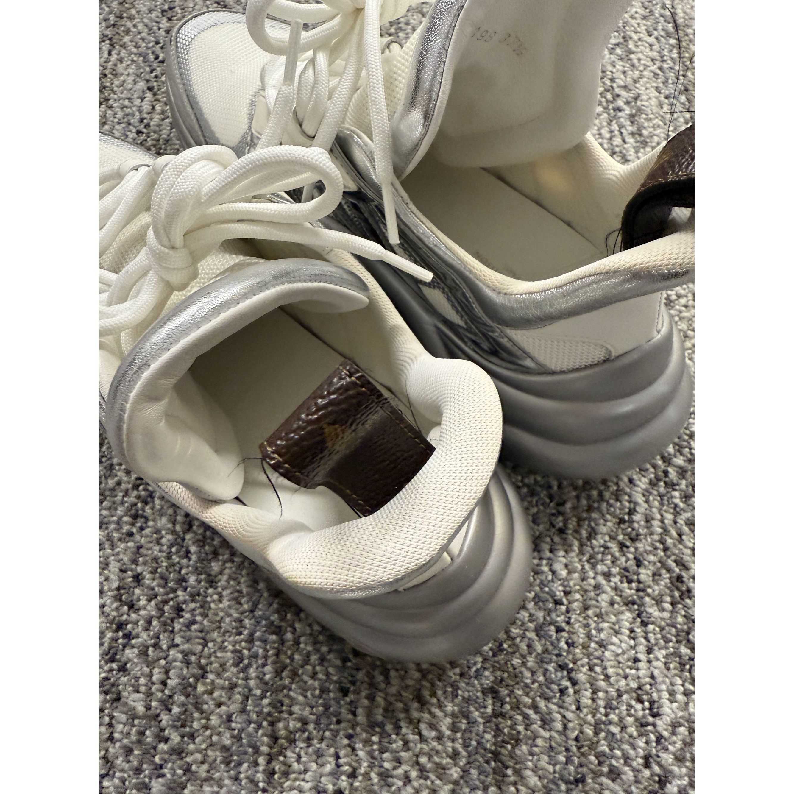 Louis Vuitton Louis Vuitton Archlight Sneakers Womens 37.5 White & Silver Size US 6.5 / IT 36.5 - 12 Thumbnail