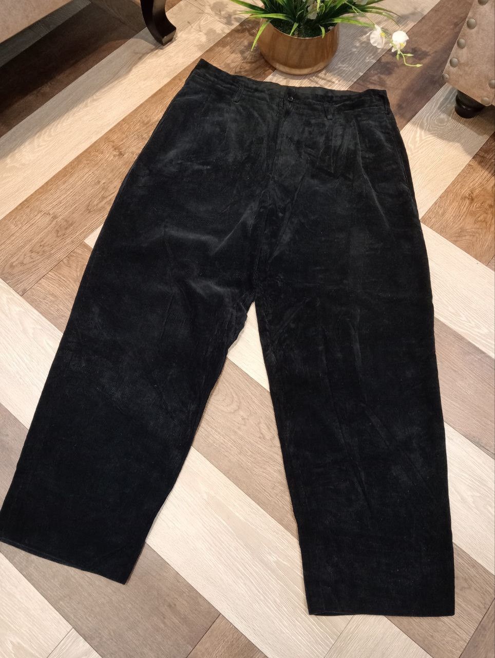 Yohji Yamamoto RARE YOHJI YAMAMOTO POUR HOMME SIGNATURE BAGGY CORDUROY PANT Size US 34 / EU 50 - 5 Thumbnail