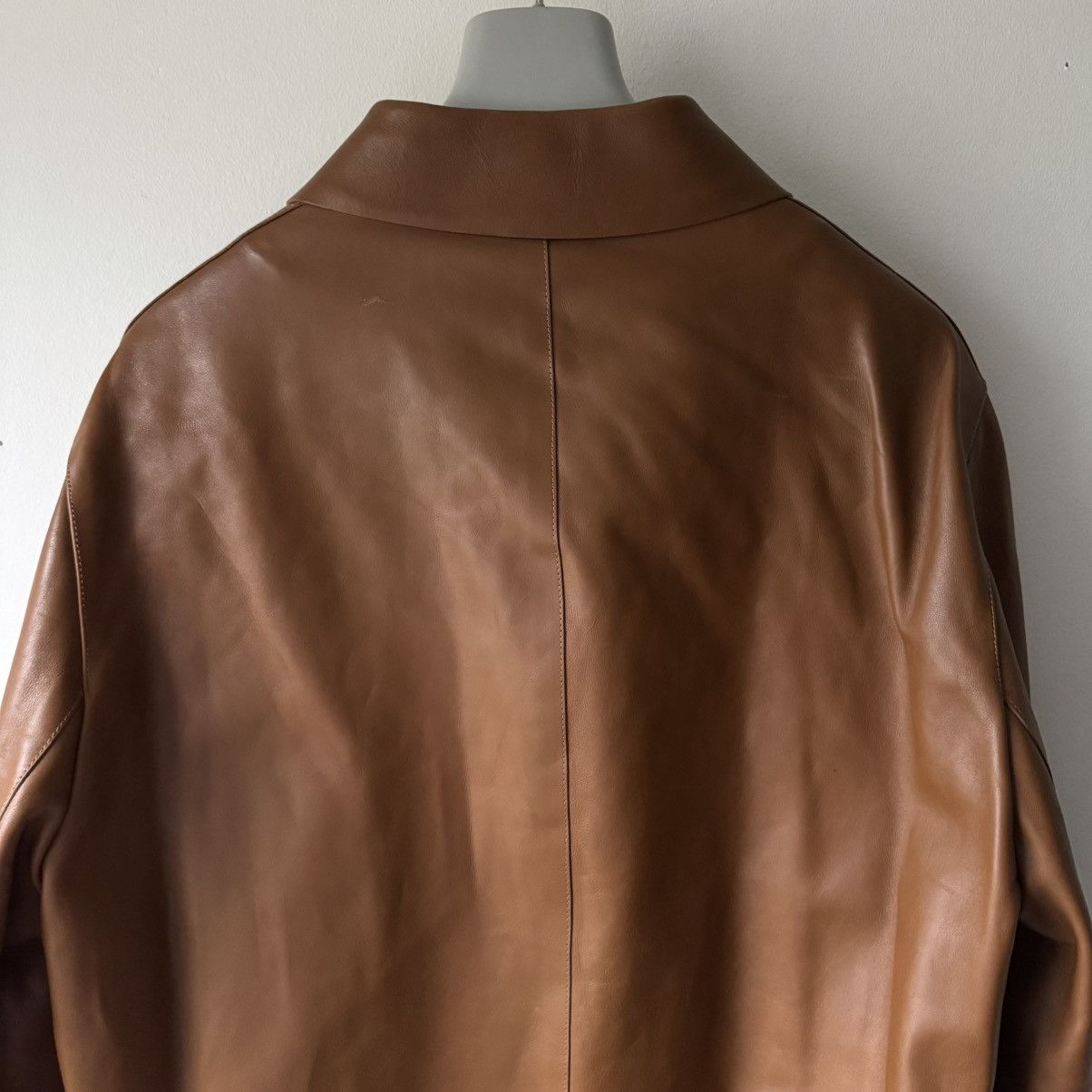 Prada Prada FW2000 Insulated Calf Leather Zip-Up Blouson Jacket Size US L / EU 52-54 / 3 - 6 Thumbnail