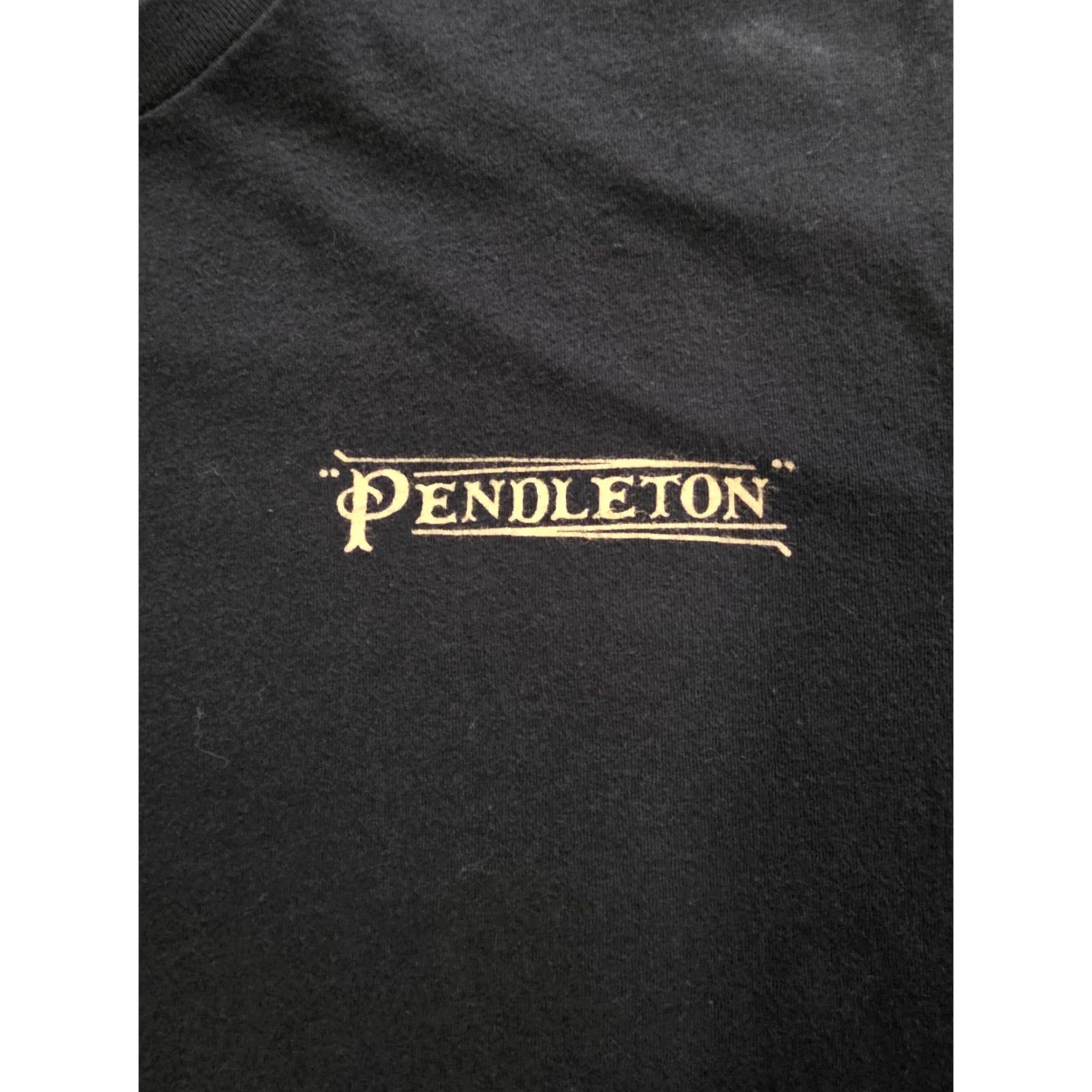 Pendleton Pendleton T-Shirt Navy Blue Adult Large Double-Sided Graphic Print Crew Neck Cotton Unisex Shirts All Seasons Outdoor Classic Size US L / EU 52-54 / 3 - 4 Thumbnail