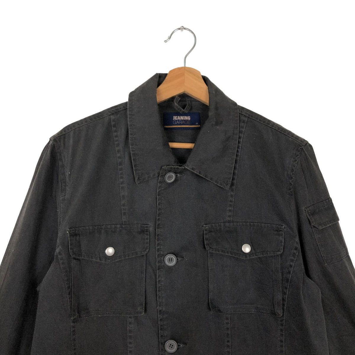 Japanese Brand 🔥VINTAGE CHORE BIKER JACKET JEANING GARAGE ISSEY MIYAKE Size US M / EU 48-50 / 2 - 2 Thumbnail