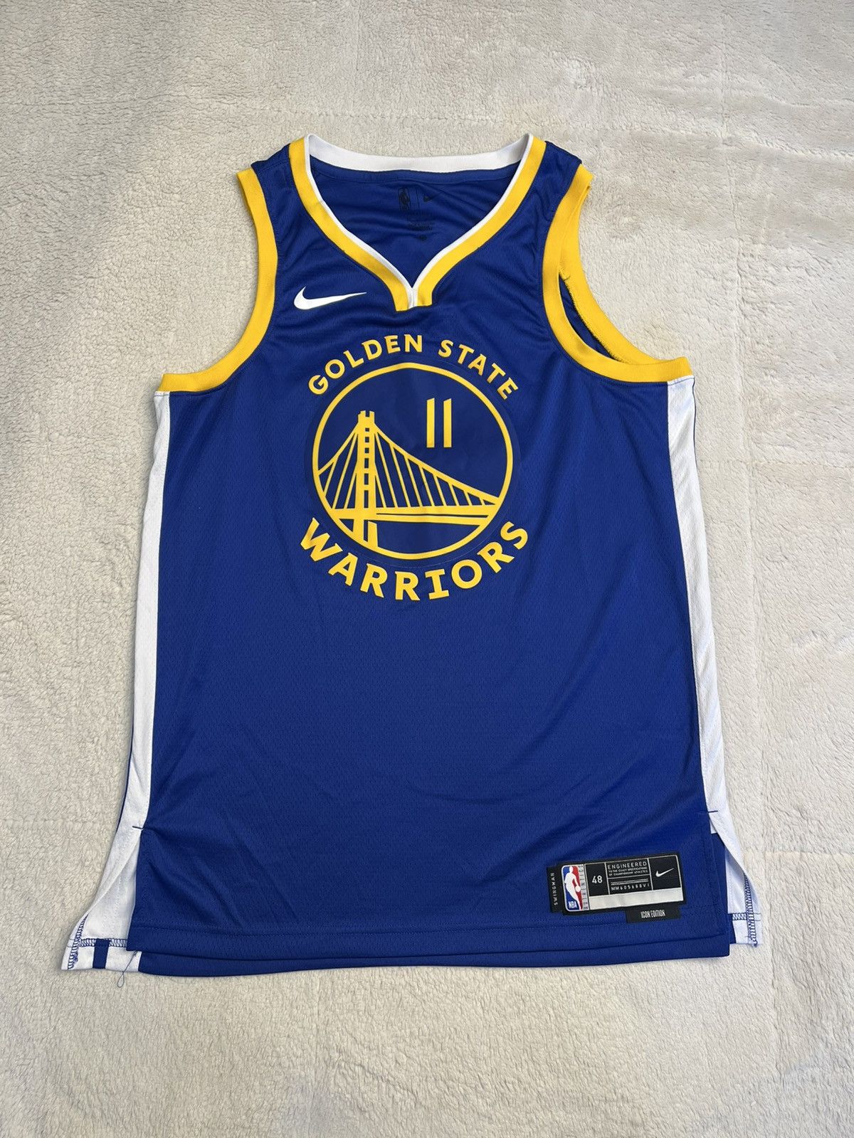 Nike Nike NBA Golden State Warriors Klay Thompson Icon Jersey Size US L / EU 52-54 / 3 - 1 Thumbnail