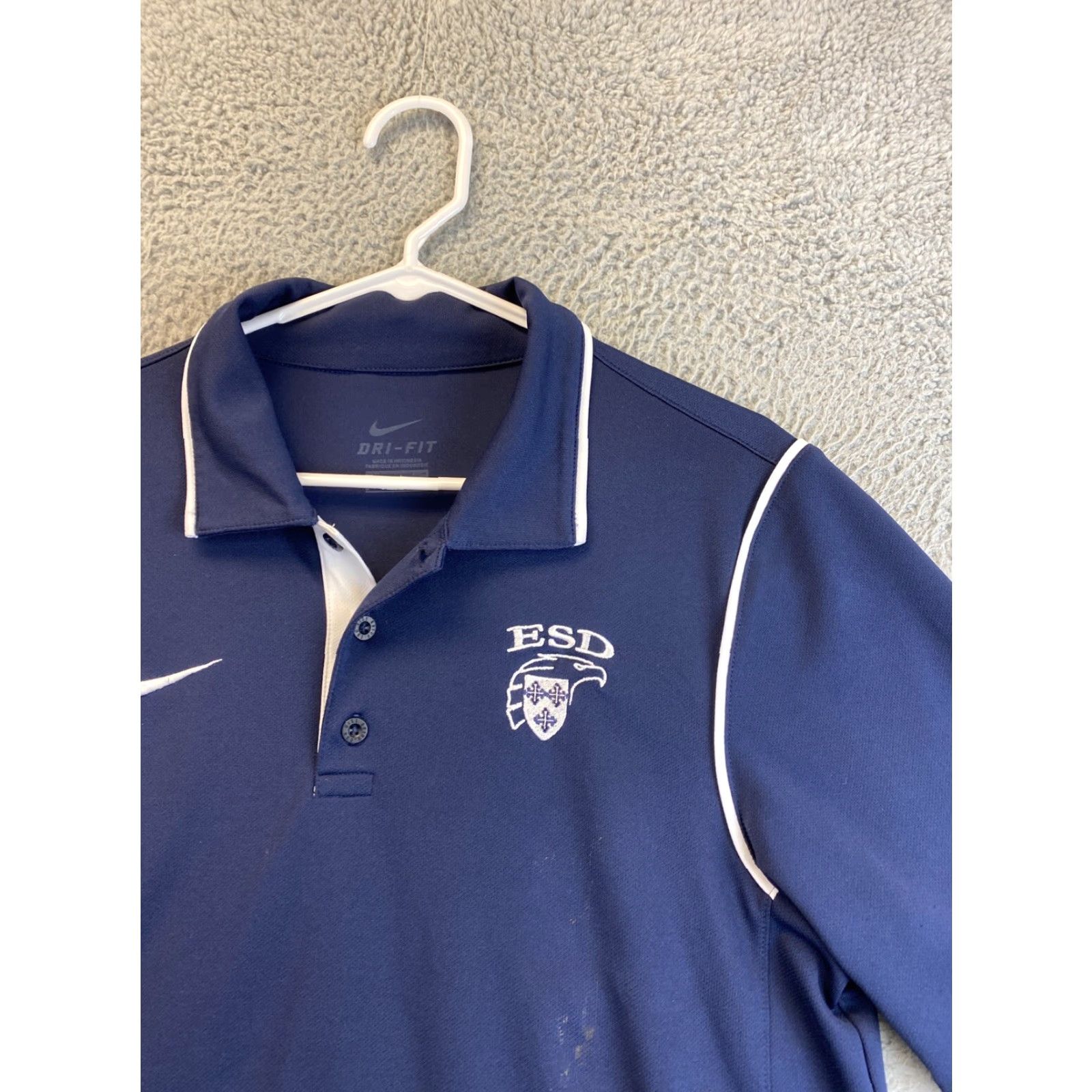 Nike Nike Dri-FIT Polo Shirt Short Sleeve Golf Adult S Blue Mens 92-37 Size US S / EU 44-46 / 1 - 4 Thumbnail