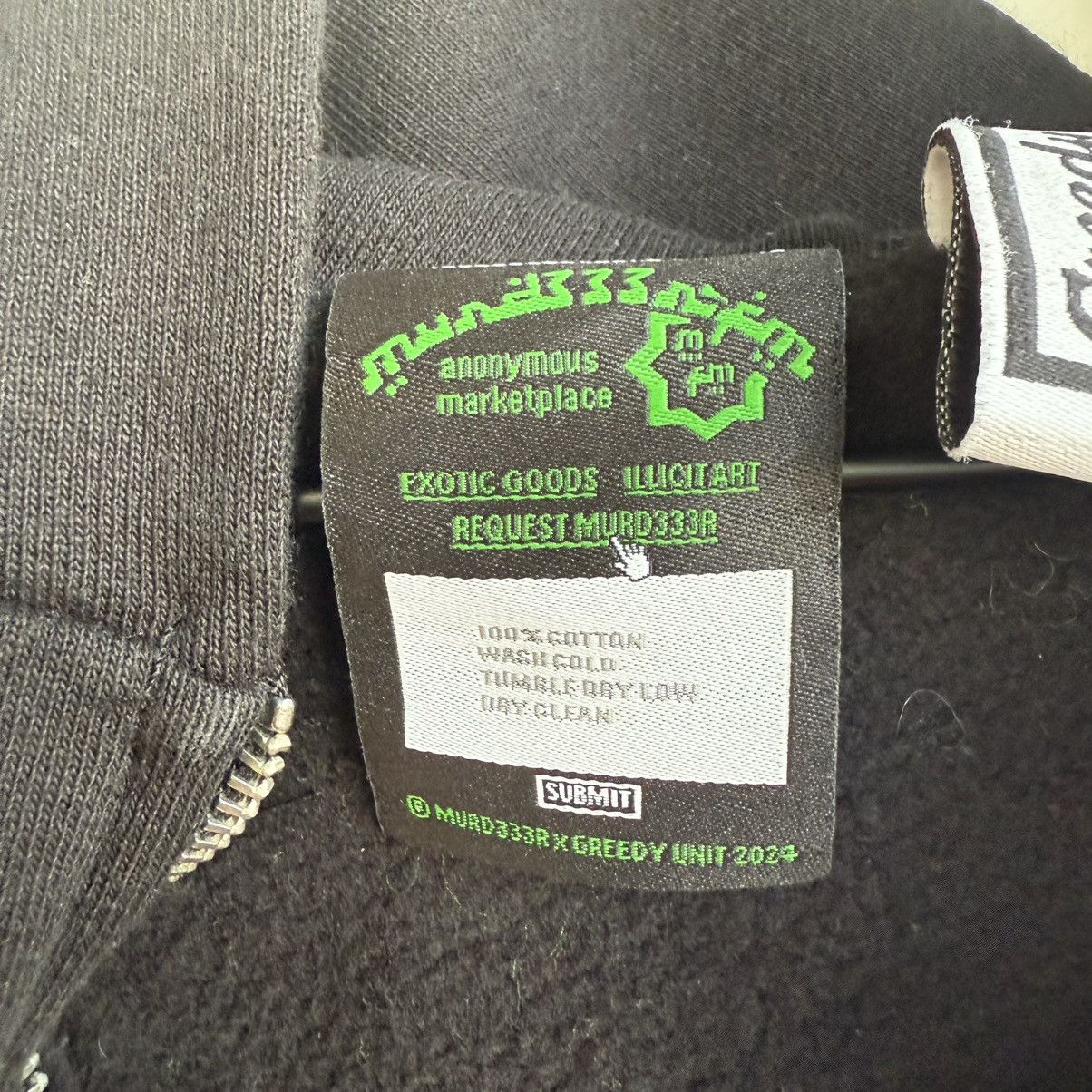 Greedy Unit × murd333r.fm Greedy Unit X MFM Multi Tag Jacket Size US S / EU 44-46 / 1 - 6 Thumbnail