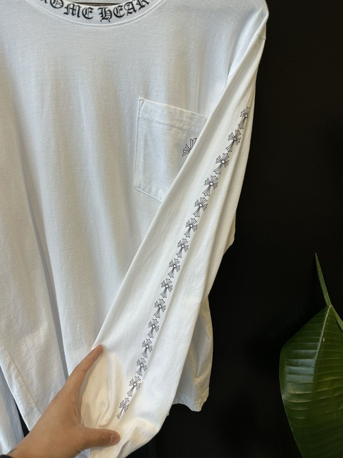 Chrome Hearts Chrome Hearts Cross Emblem Logo Long Sleeve Tee Size US M / EU 48-50 / 2 - 6 Thumbnail