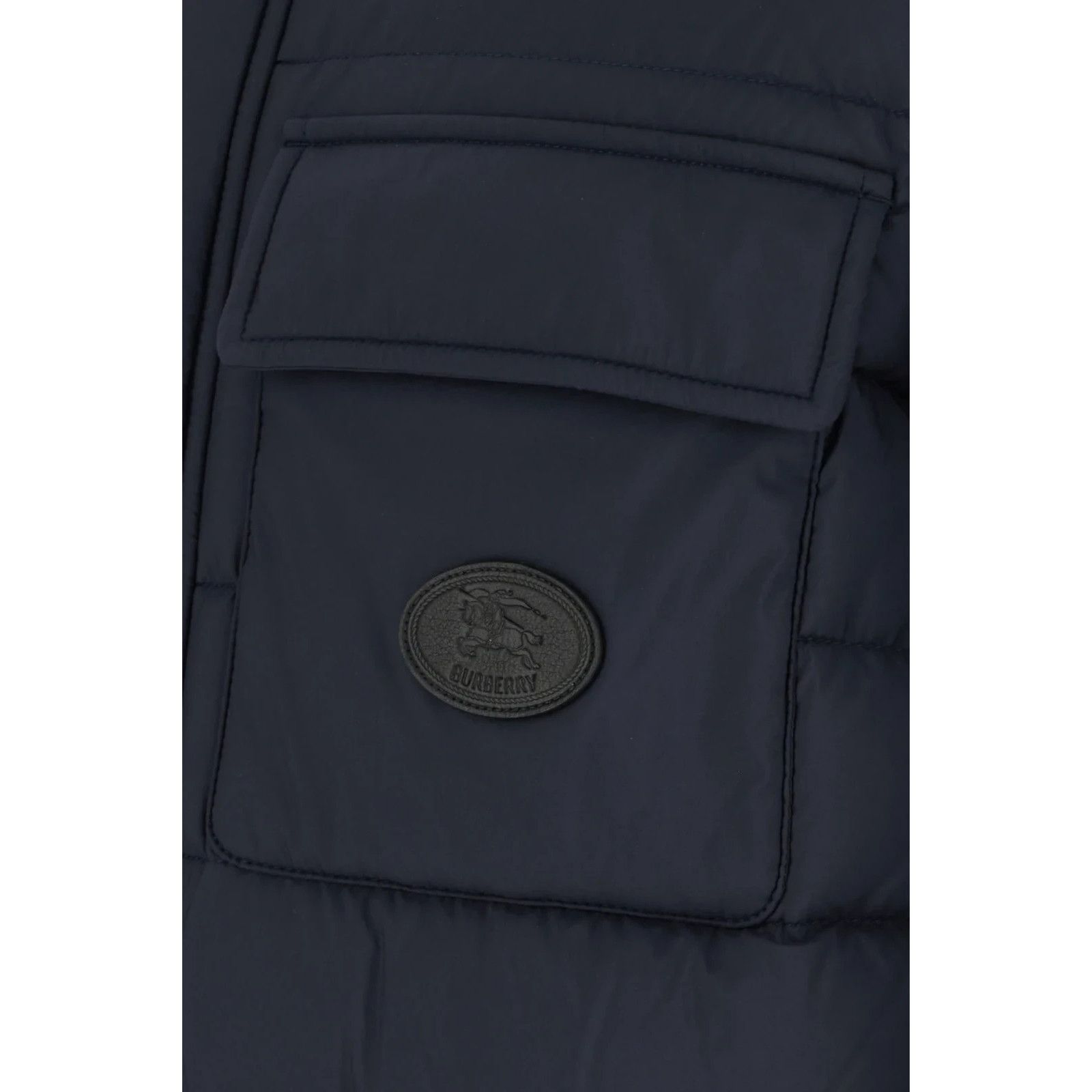Burberry BURBERRY Navy Blue Nylon Down Jacket New & Authentic (Men's Size US XL / EU 56 / 4 - 3 Thumbnail