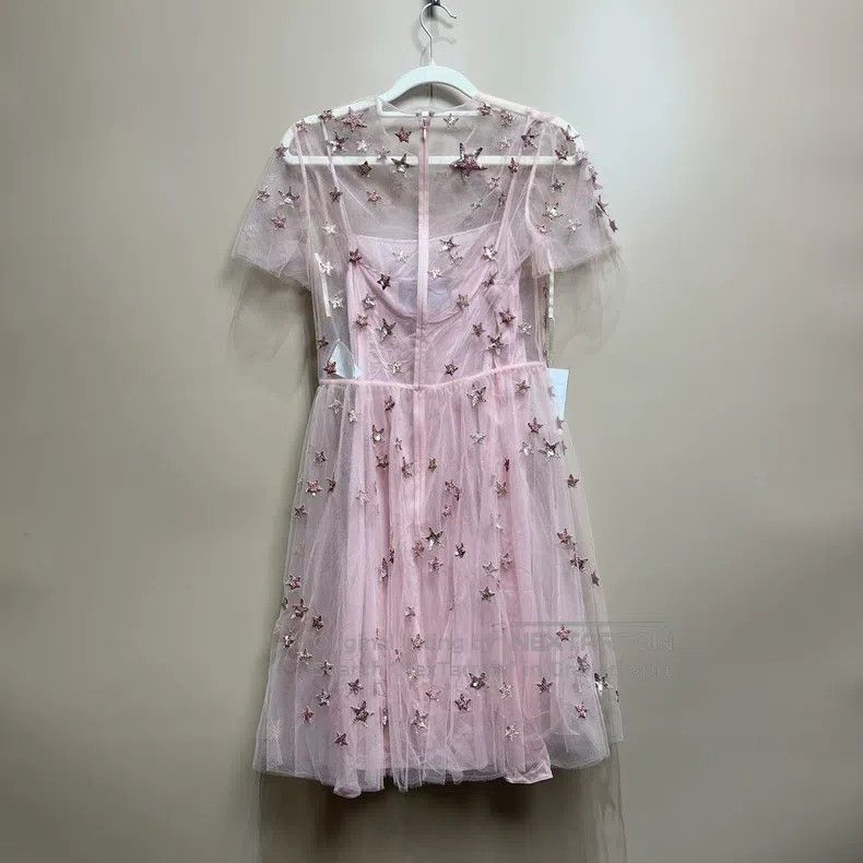 Valentino Valentino Pink star and moon beaded dr Size S / US 4 / IT 40 - 2 Thumbnail