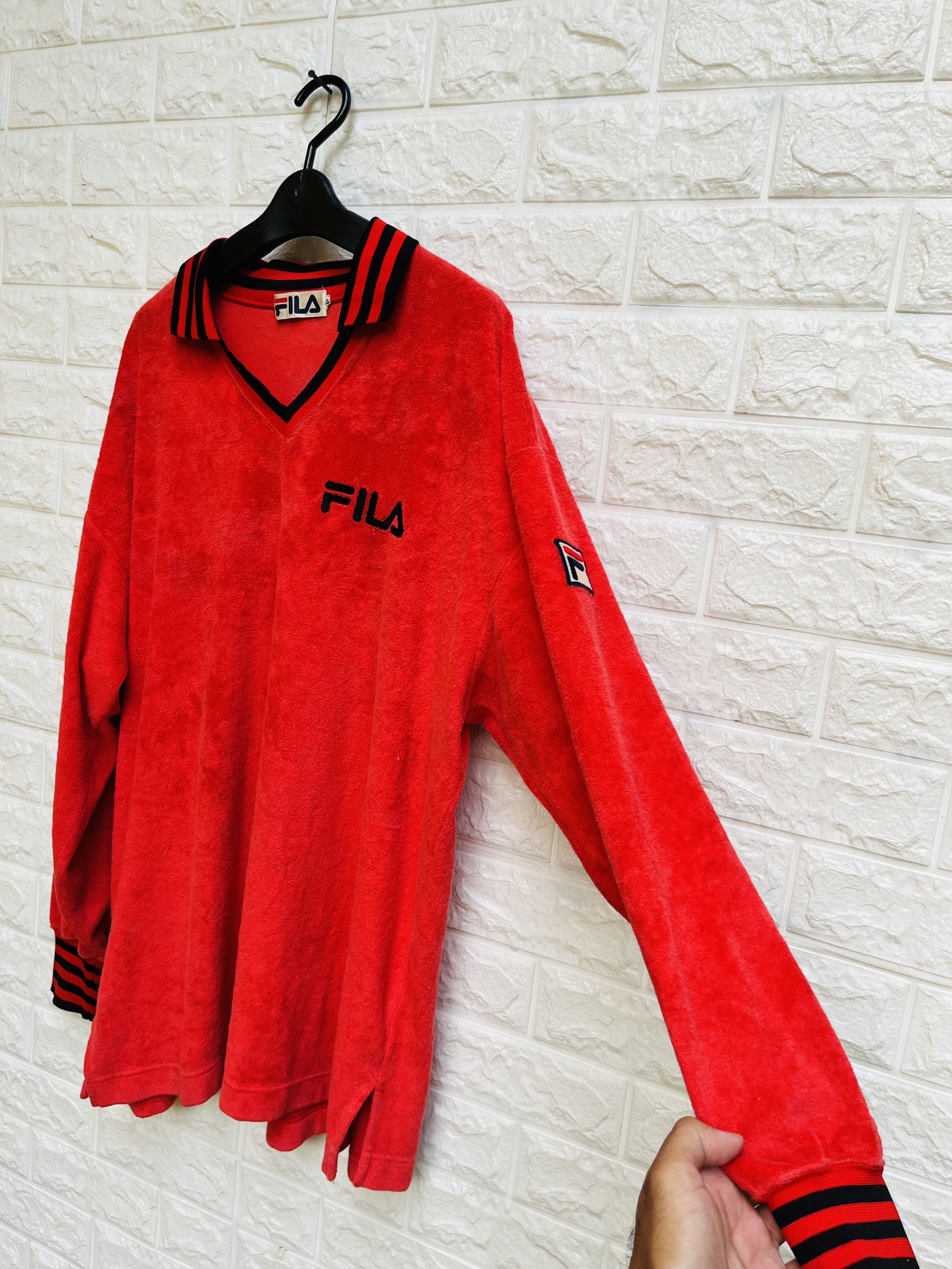 Fila × Vintage Vintage Fila Big Logo Japanese Designer Fashion Style Size US XL / EU 56 / 4 - 6 Thumbnail