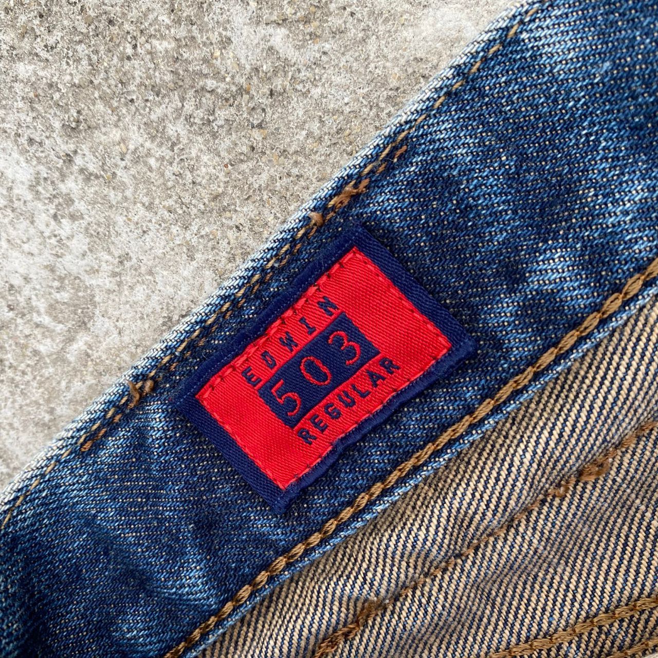 Edwin Vintage Edwin 503 Regular Distressed Denim Size US 30 / EU 46 - 17 Thumbnail