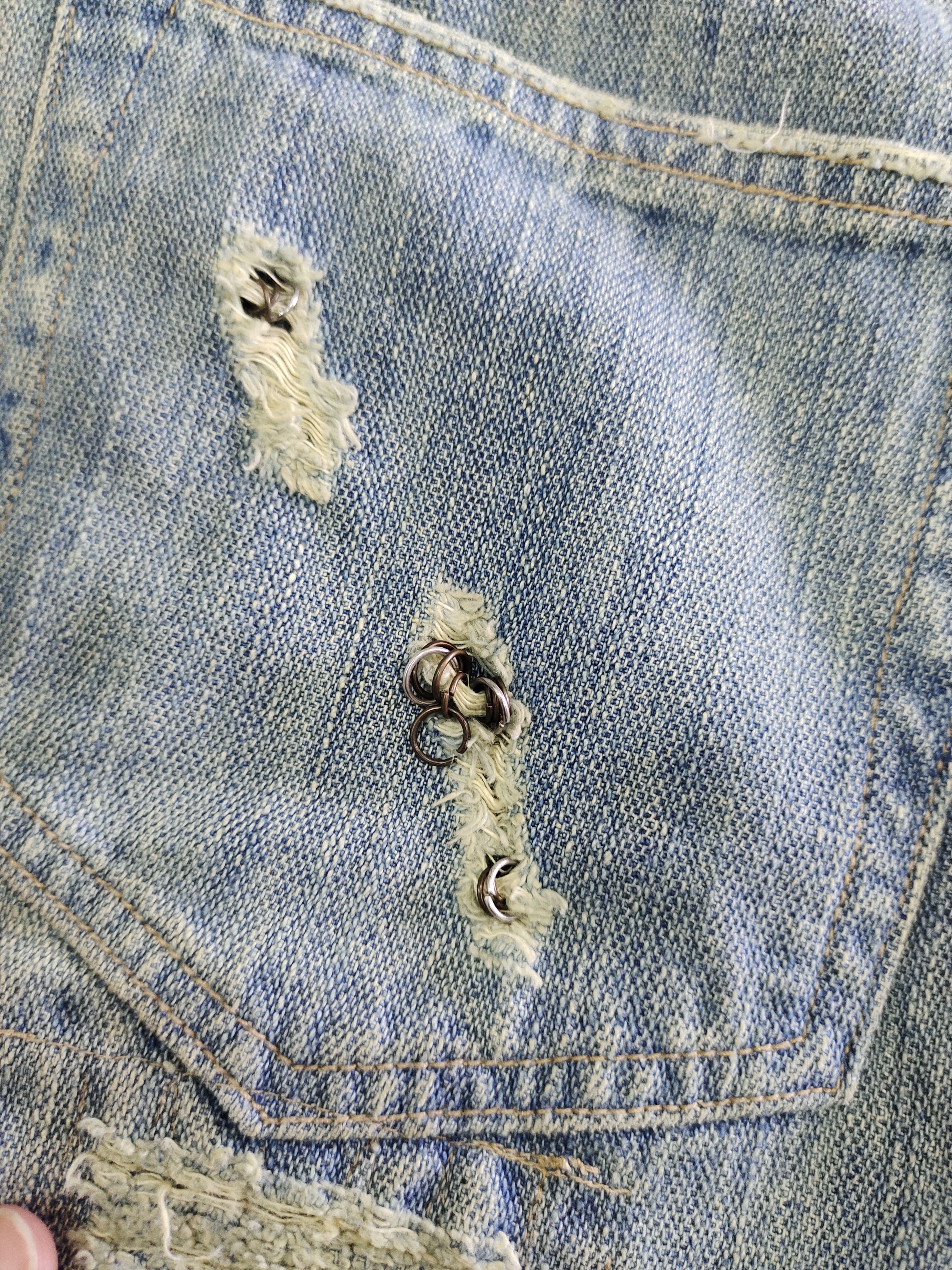 If Six Was Nine If six was nine distressed jeans Size US 34 / EU 50 - 7 Thumbnail