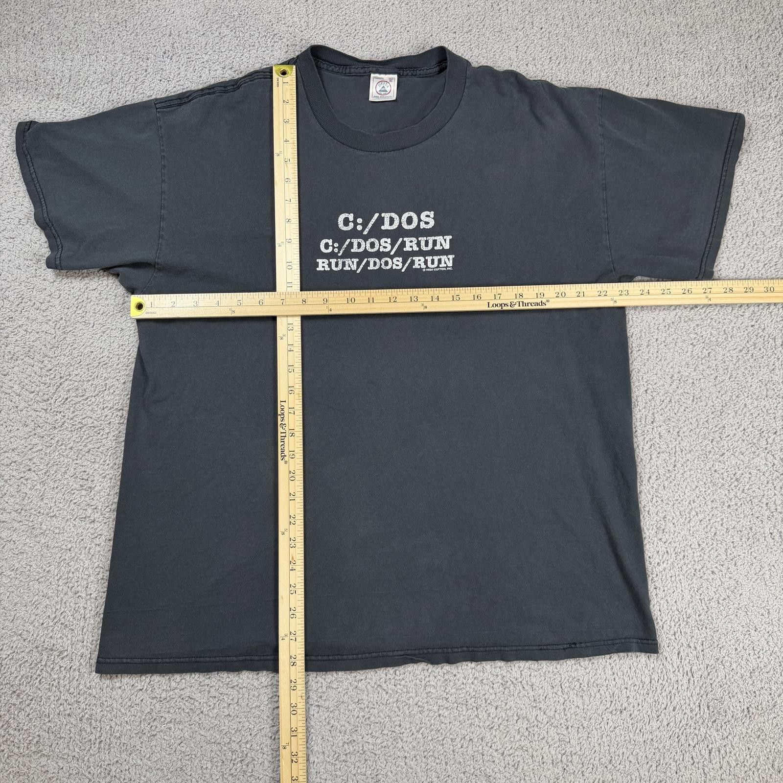 Delta Vintage C DOS Run Computer Programmer Humor T Shirt 90s XL Size US XL / EU 56 / 4 - 2 Thumbnail