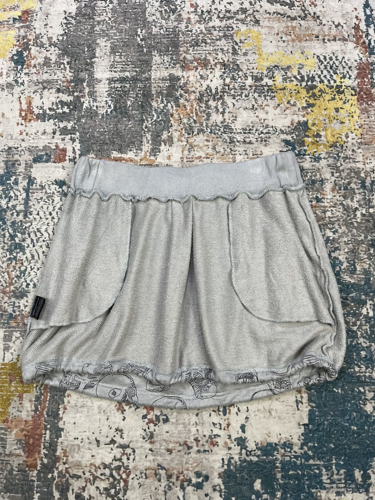 Andy Warhol × Hysteric Glamour Andy Warhol X Hysteric Glamour Gothic Skull Mini Skirt Size 29" - 7 Thumbnail