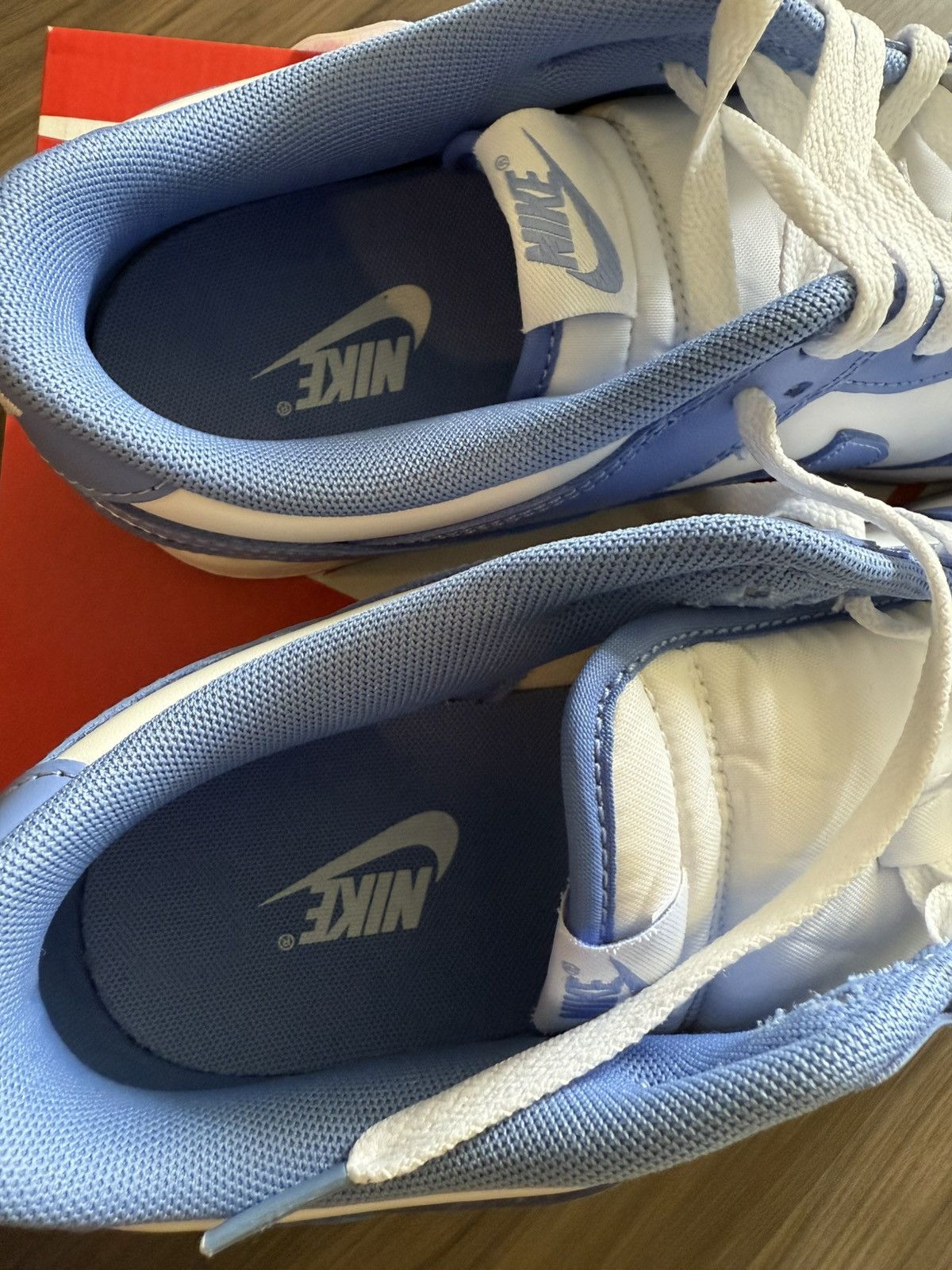 Nike Nike Dunk Low Retro University Blue White Size 11 Men Size US 11 / EU 44 - 4 Thumbnail