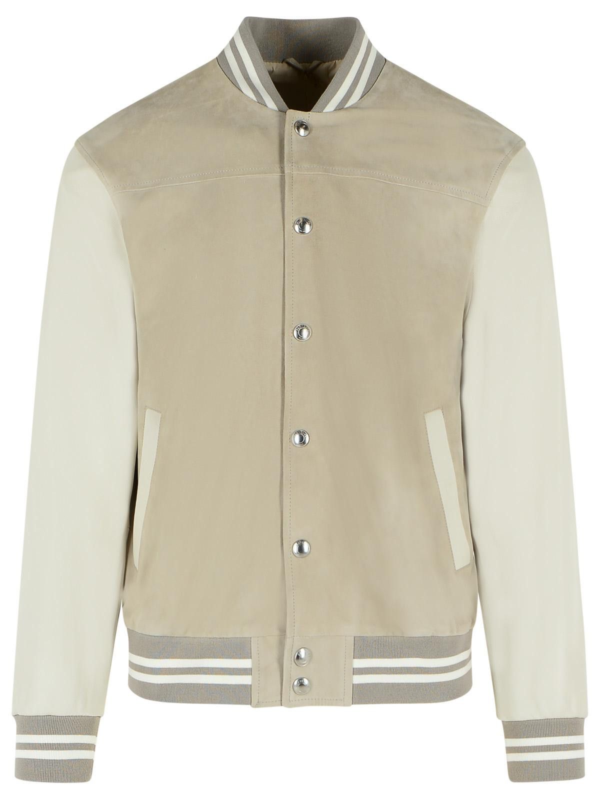 Eleventy ELEVENTY Grey Sheepskin Bomber Jacket Size US XXL / EU 58 / 5 - 1 Thumbnail