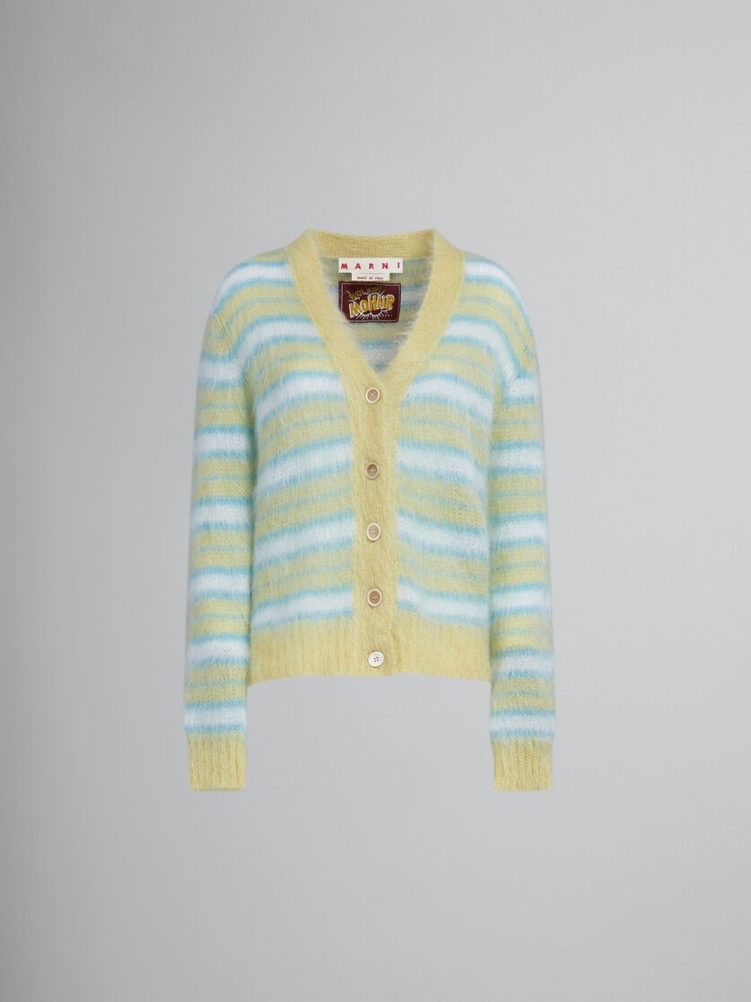 Marni oc11z0425 Mohair Cardigan in Multicolor Size M / US 6-8 / IT 42-44 - 1 Thumbnail