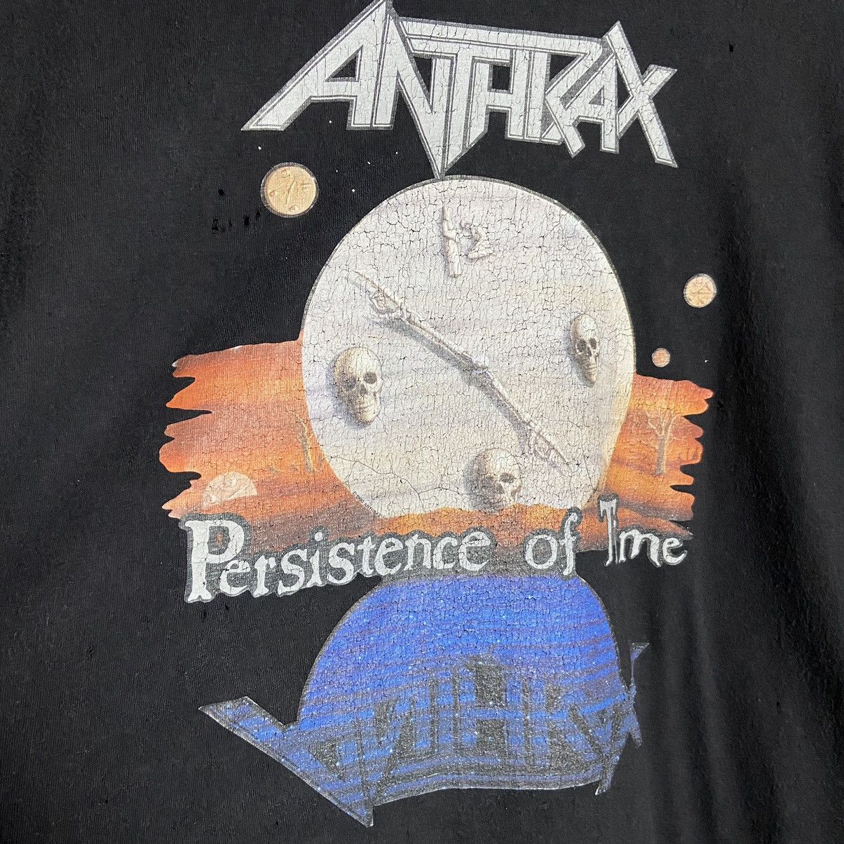 Vintage 90s Anthrax Thrash Metal Band Tee