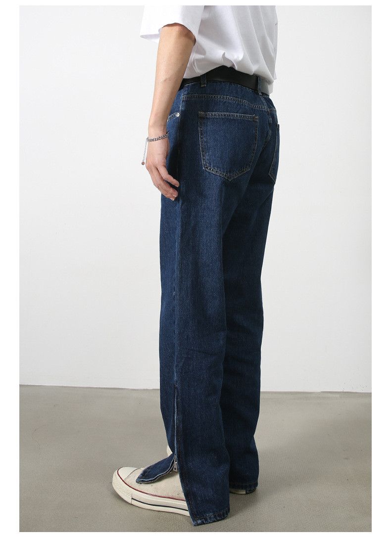Japanese Brand × Jean Japanese loose straight zipper casual jeans Size US 32 / EU 48 - 6 Thumbnail