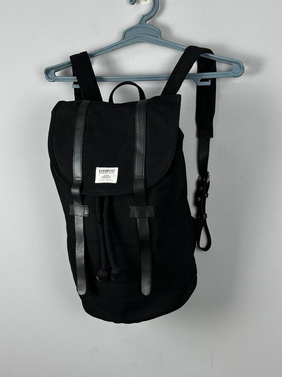 SANDQVIST Stig Sandqvist Backpack Leather Bag Black Size ONE SIZE - 2 Thumbnail