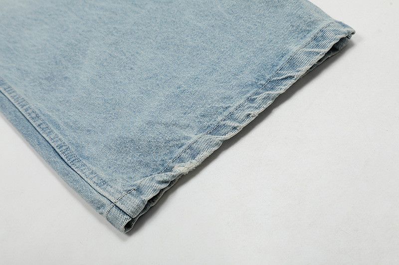 Jean American Retro Washed Blue Saber Jeans Size US 32 / EU 48 - 5 Thumbnail