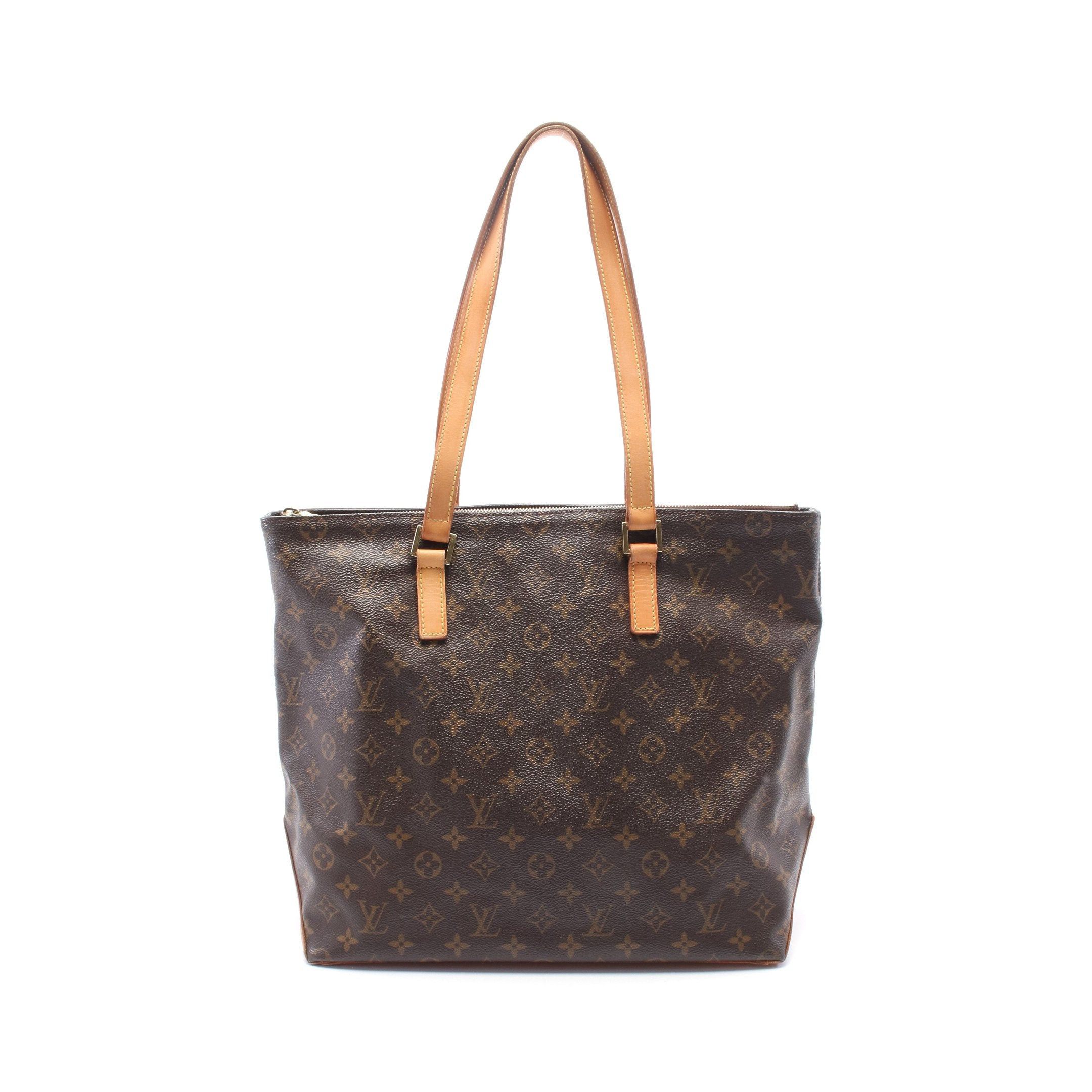 Louis Vuitton Kabamezo Monogram Shoulder Bag Tote Leather Brown, Women's