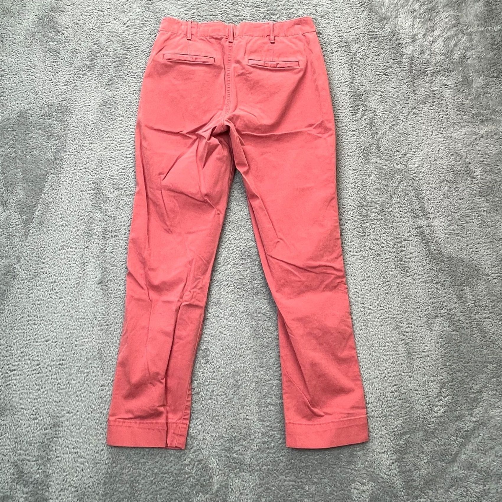 Gap VINTAGE Gap Pants Womens 2 Pink Khaki Straight Leg Cotton Stretch Workwear Casual Size 26" / US 2 / IT 38 - 2 Thumbnail