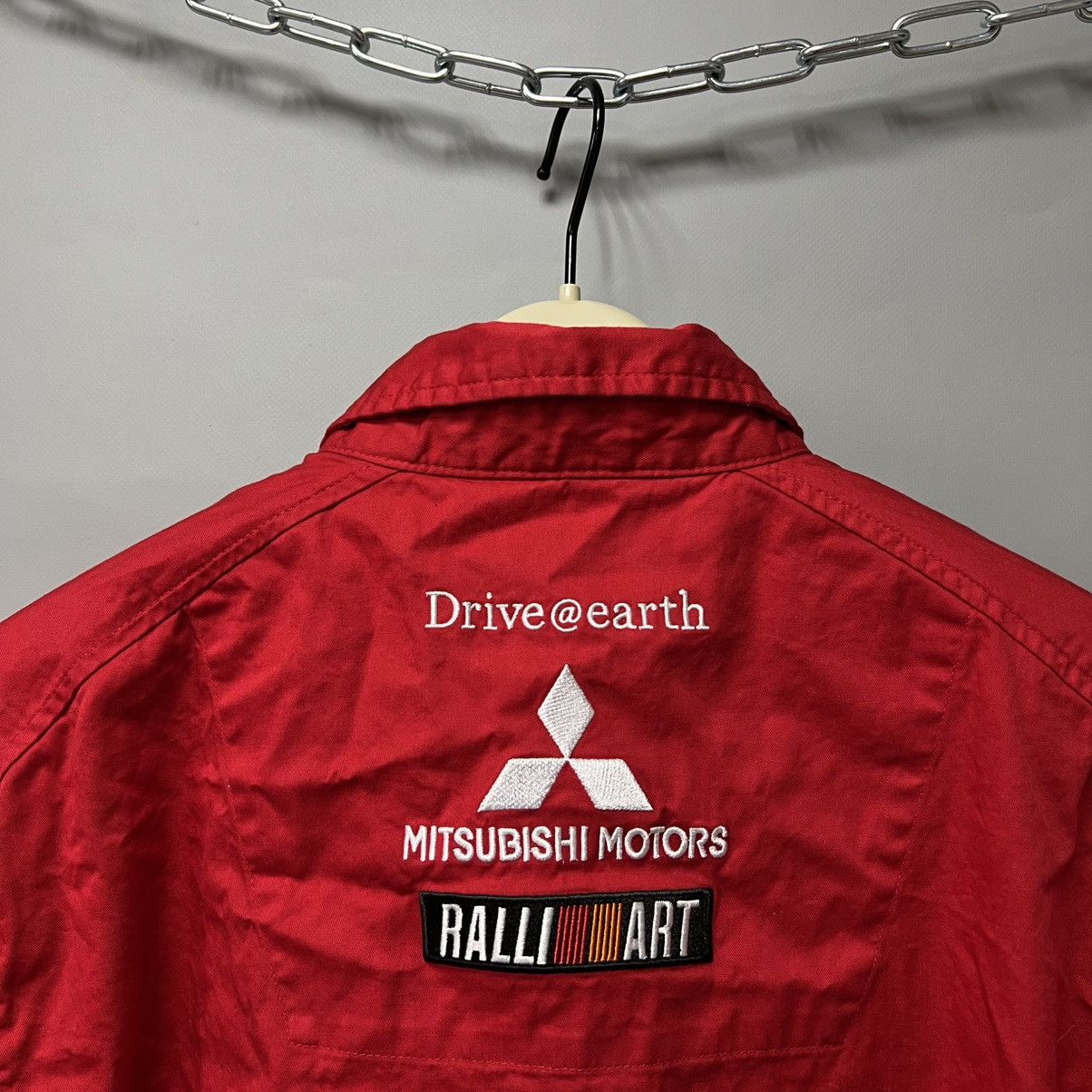 Japanese Brand Vintage Ralli Art Mitsubishi Motor Sports Shirt Button Up Size US M / EU 48-50 / 2 - 3 Thumbnail