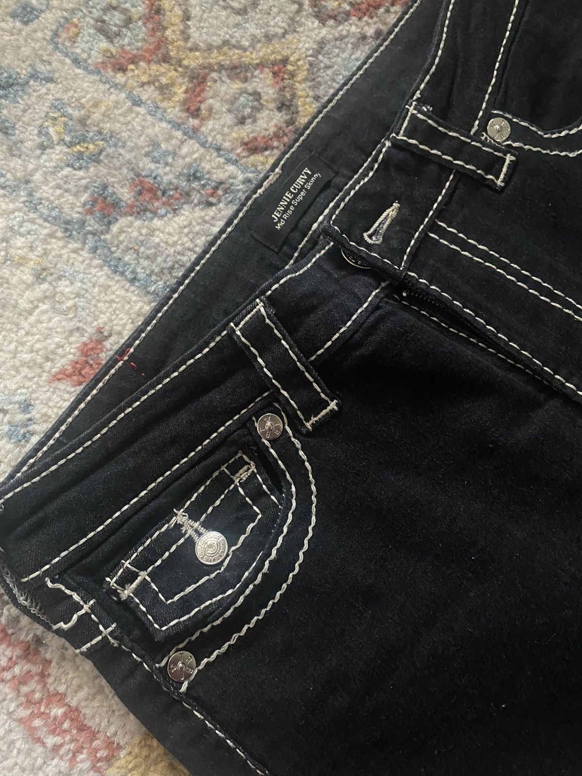 True Religion × Vintage Vintage True Religion Skinny Jeans Size 30" / US 8 / IT 44 - 2 Thumbnail