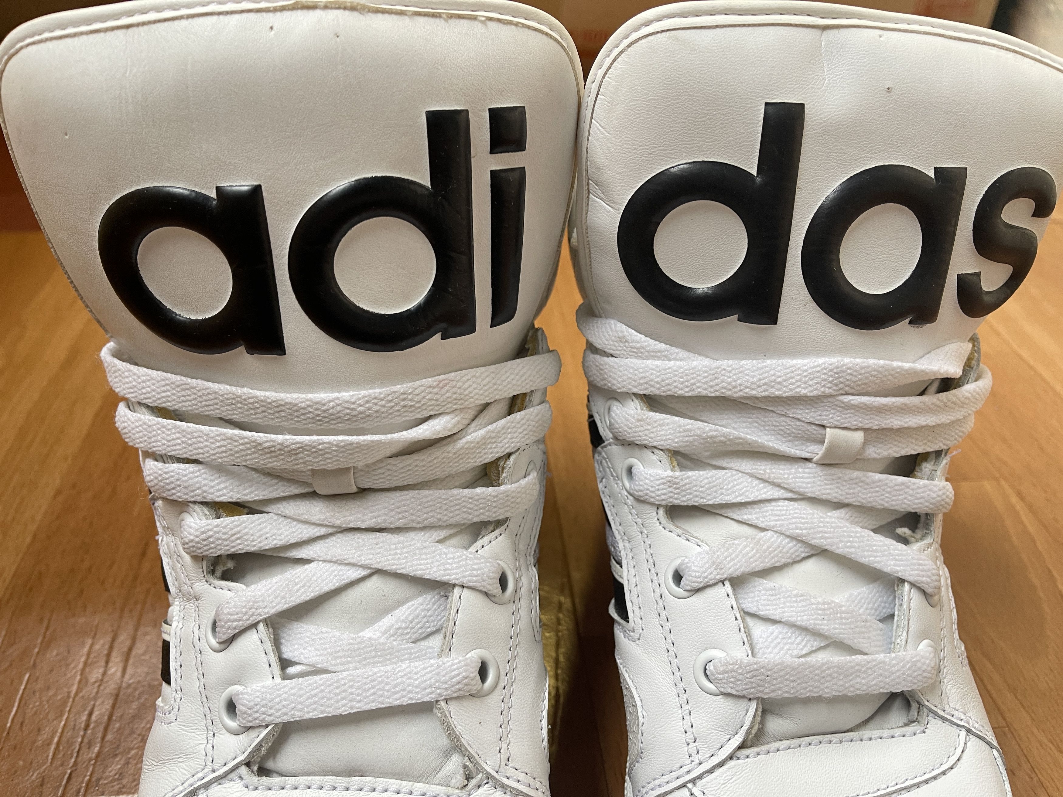 Adidas × Jeremy Scott Adidas sneakers, Jeremy Scott Instinct, Hi Top shoes, V24529 Size US 9 / EU 42 - 10 Thumbnail