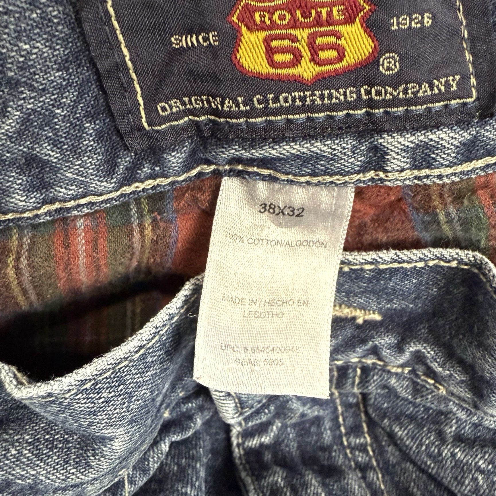 Route 66 VINTAGE Route 66 Insulated Carpenter Jeans 38x32 Straight Leg Blue Mens Size US 38 / EU 54 - 2 Thumbnail