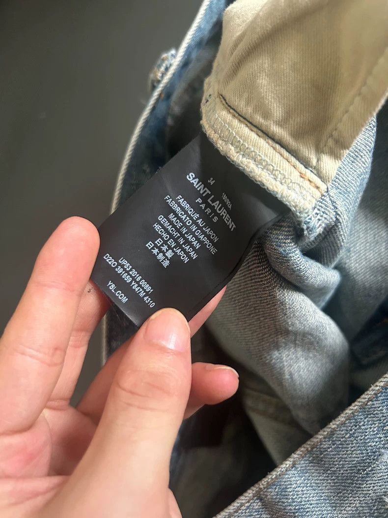 Other Saint Laurent Distressed Slim Fit Jeans- Size US 34 / EU 50 - 5 Thumbnail