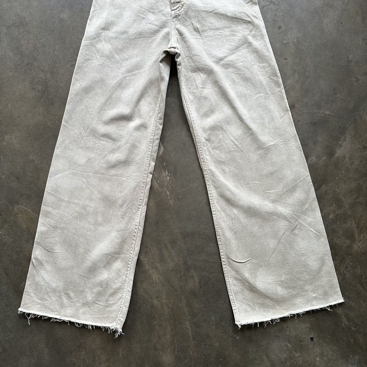Japanese Brand Vintage Japanese Distressed Baggy Flare Trousers Pants Size US 28 / EU 44 - 3 Thumbnail